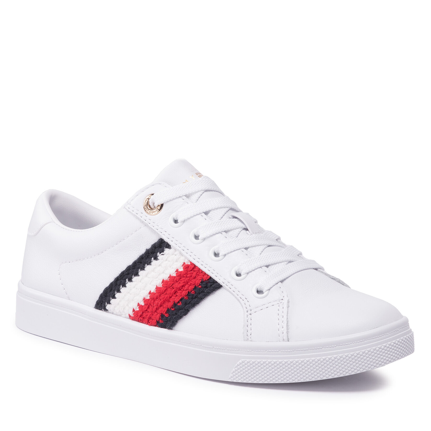 Tommy Hilfiger Сникърси Corporate Cupsole Sneaker FW0FW06457 Бял - Pepit.bg