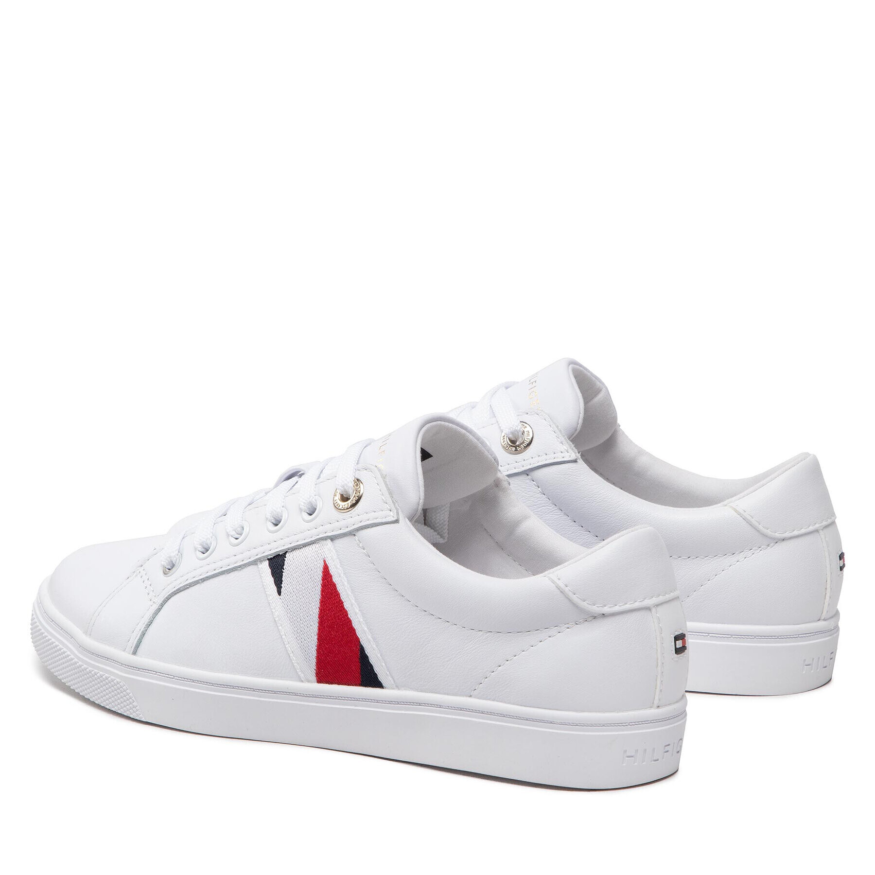 Tommy Hilfiger Сникърси Corporate Tommy Cupsole FW0FW06605 Бял - Pepit.bg