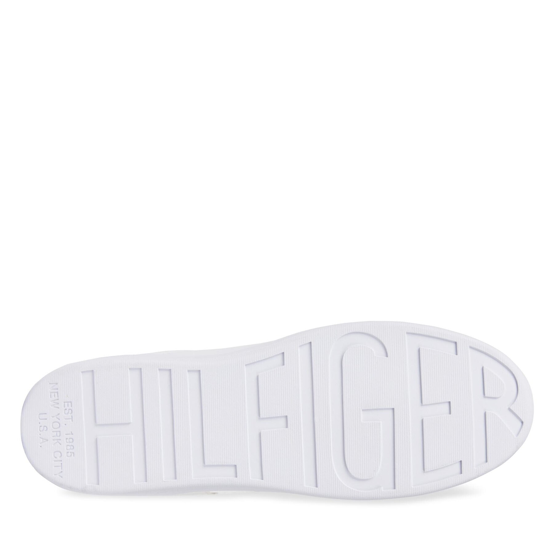 Tommy Hilfiger Сникърси Court Cupsole Leather Gold FM0FM04829 Бял - Pepit.bg