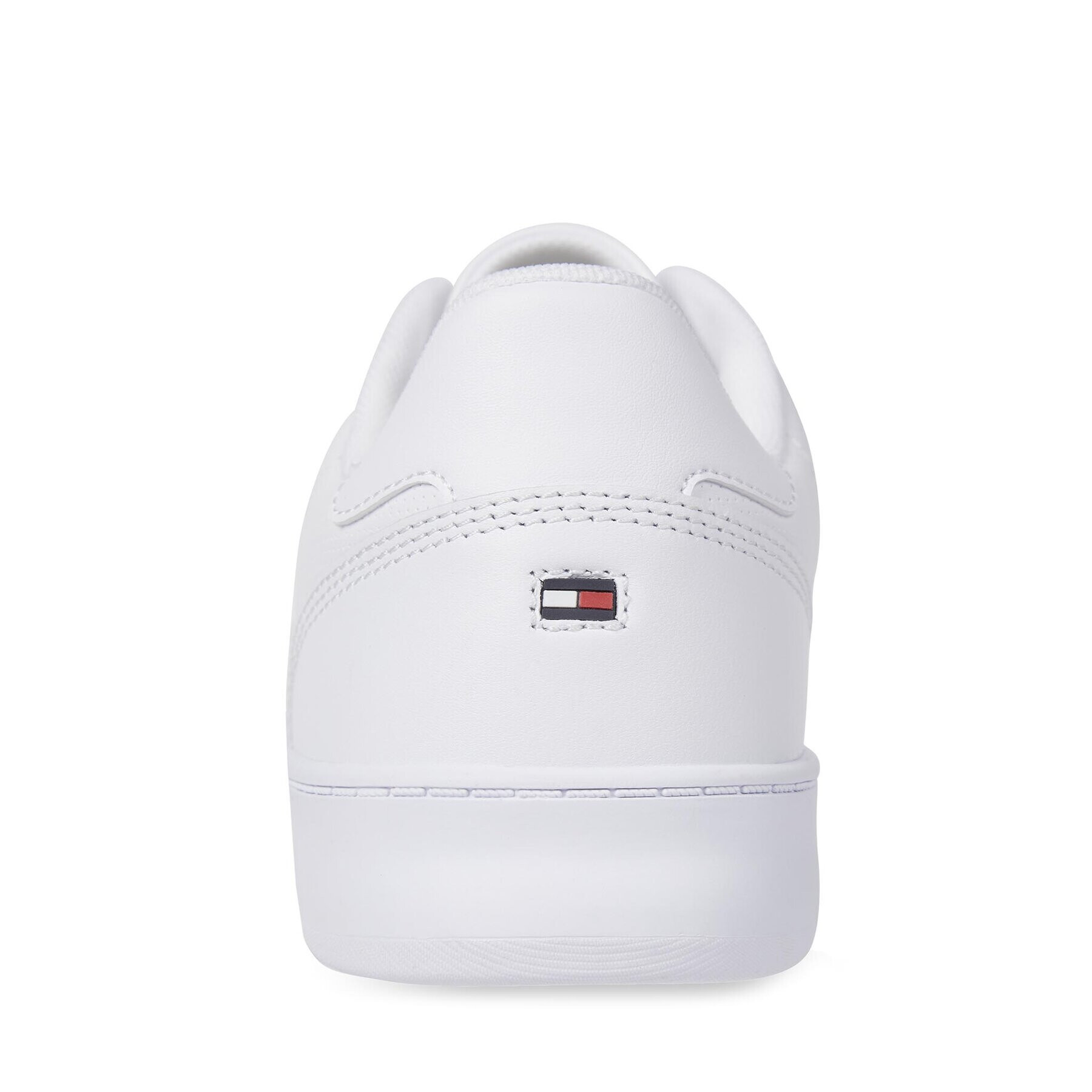 Tommy Hilfiger Сникърси Court Cupsole Retro Lth Stripes FM0FM04828 Бял - Pepit.bg