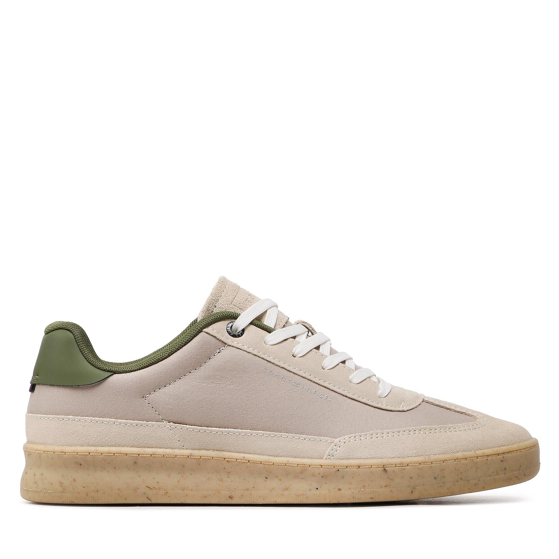 Tommy Hilfiger Сникърси Court Sneaker Mix Cup FM0FM04484 Бежов - Pepit.bg