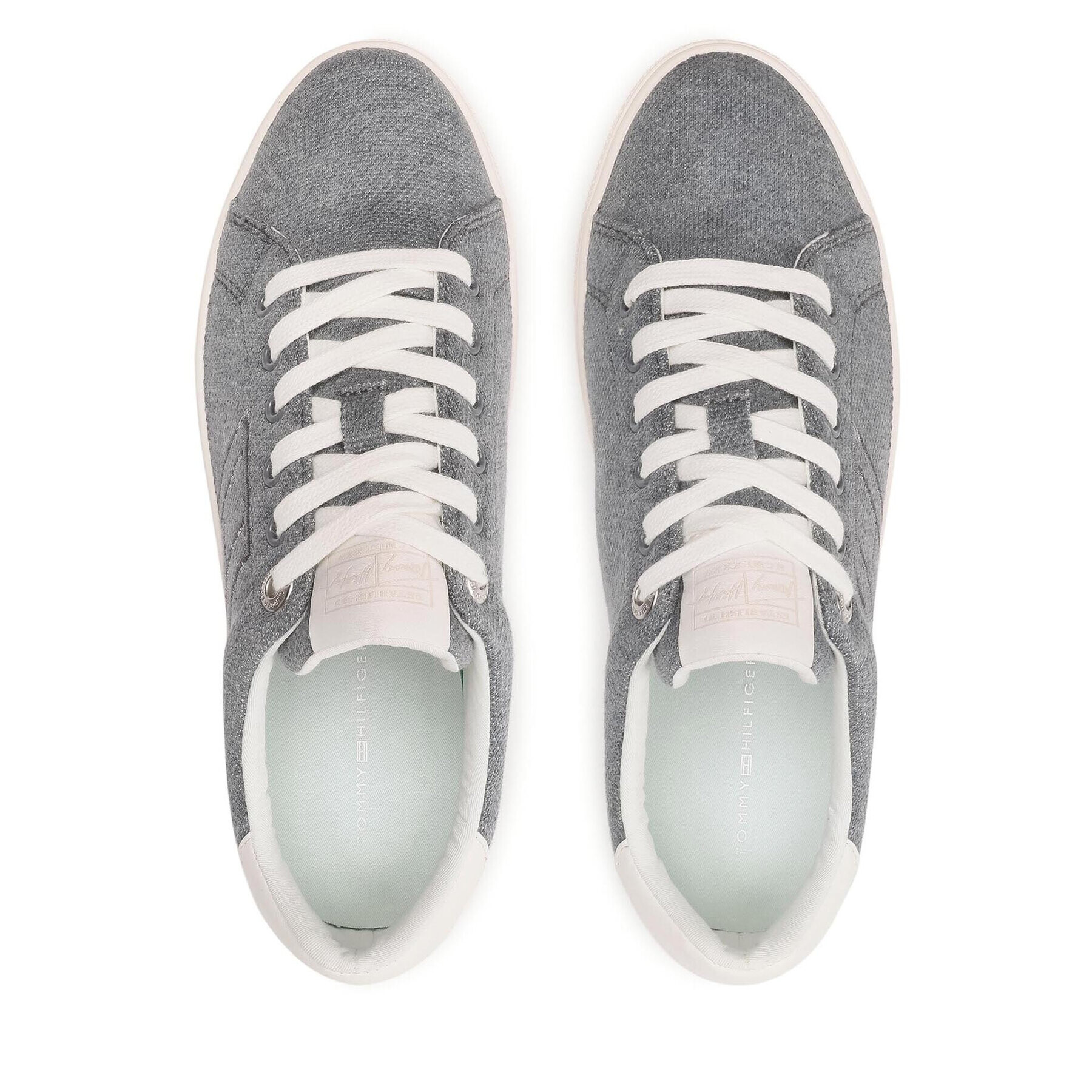 Tommy Hilfiger Сникърси Cupsole Plant Dye Textile FW0FW05909 Син - Pepit.bg
