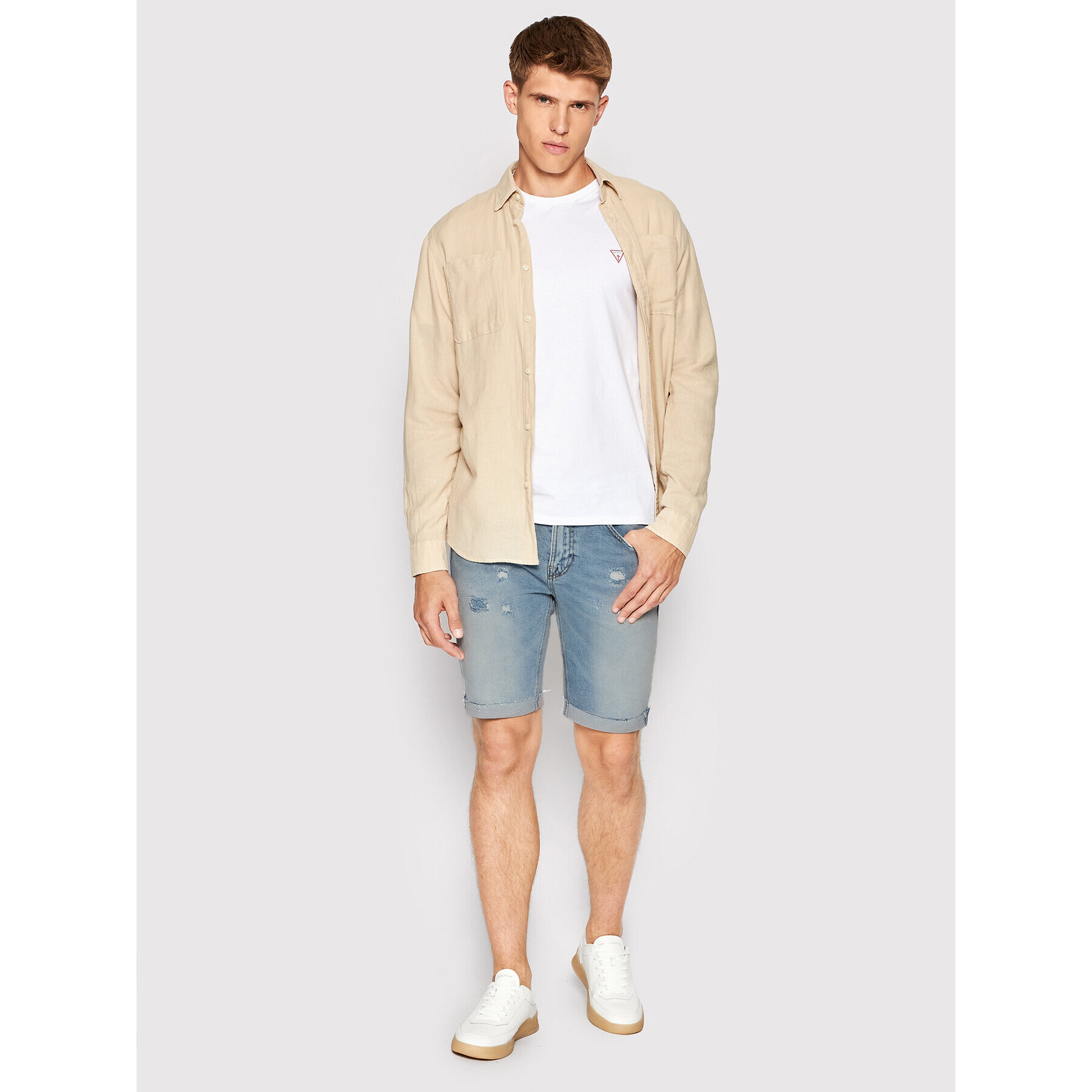 Tommy Hilfiger Сникърси Elevated Cupsole Leather FM0FM04078 Бял - Pepit.bg