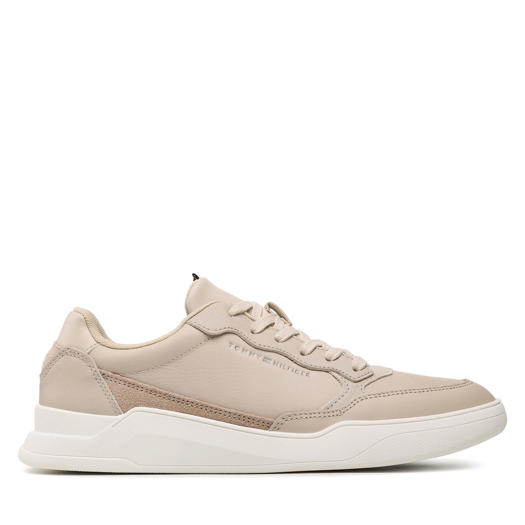 Tommy Hilfiger Сникърси Elevated Cupsole Leather FM0FM04490 Бежов - Pepit.bg