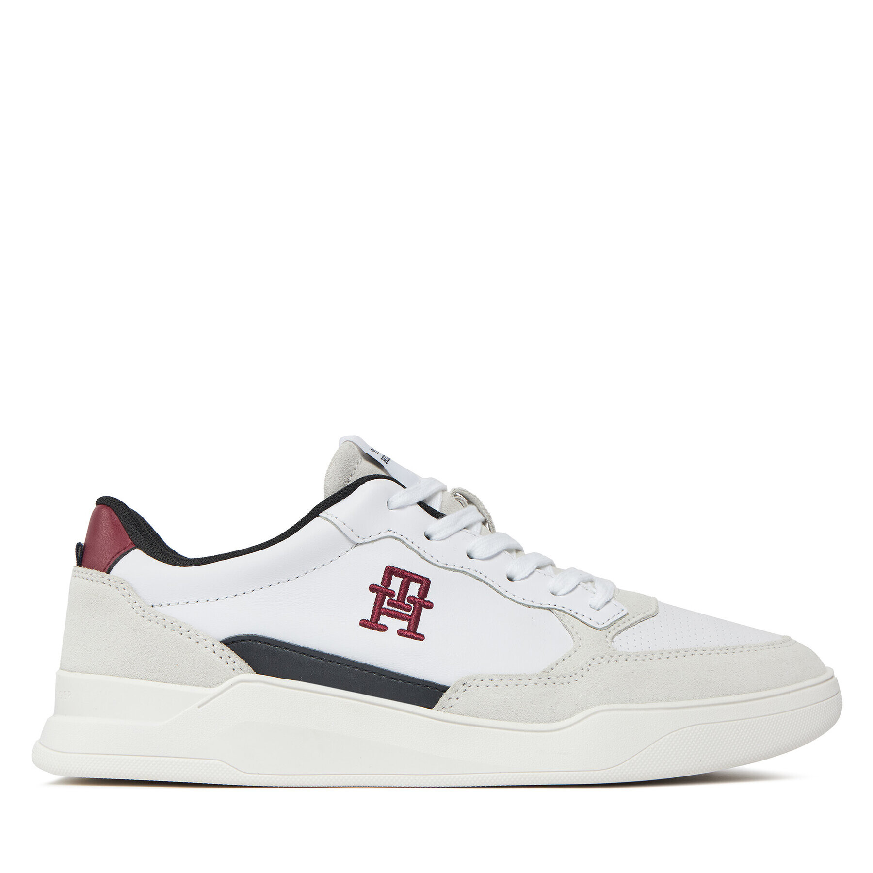 Tommy Hilfiger Сникърси Elevated Cupsole Lth Mix FM0FM04929 Бял - Pepit.bg