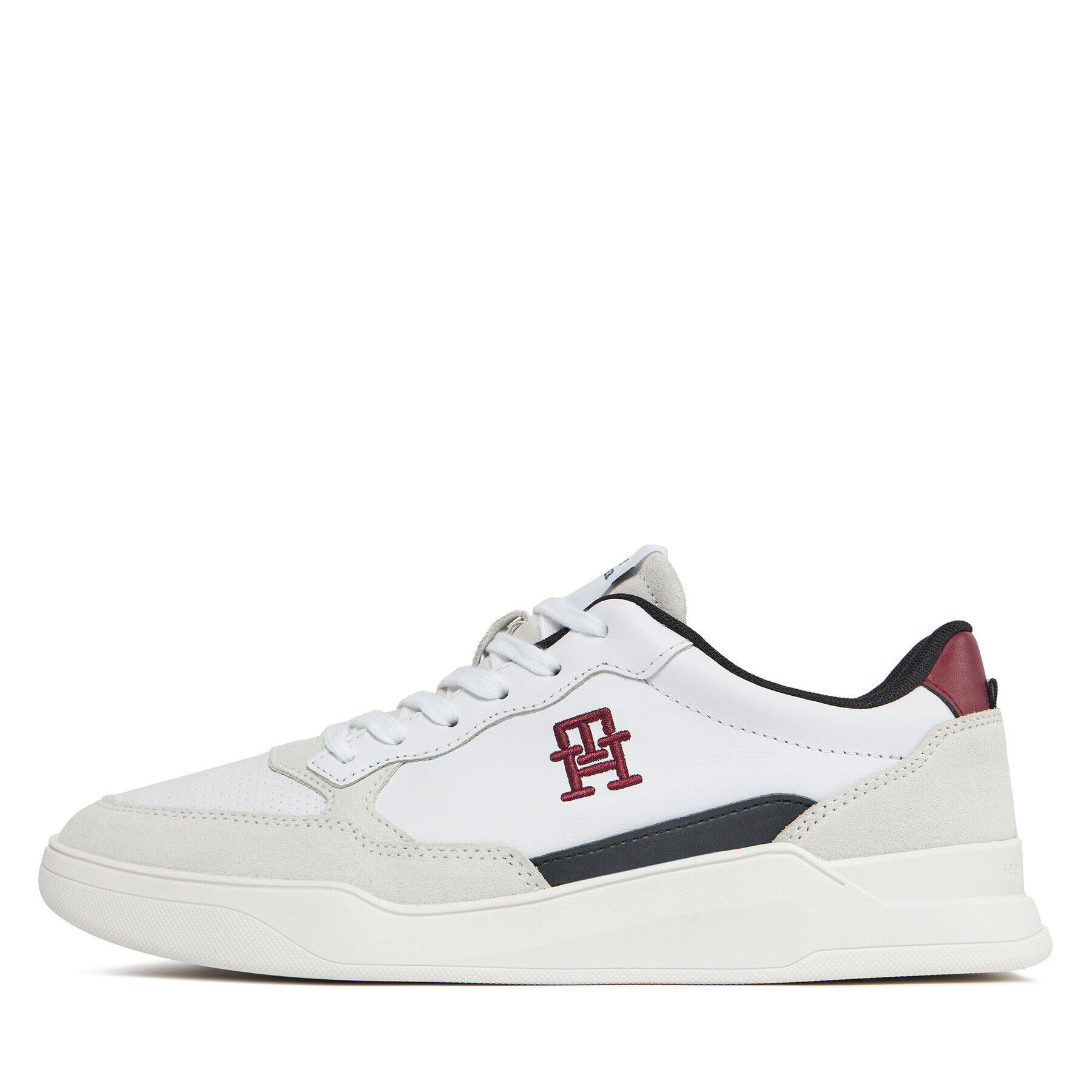 Tommy Hilfiger Сникърси Elevated Cupsole Lth Mix FM0FM04929 Бял - Pepit.bg