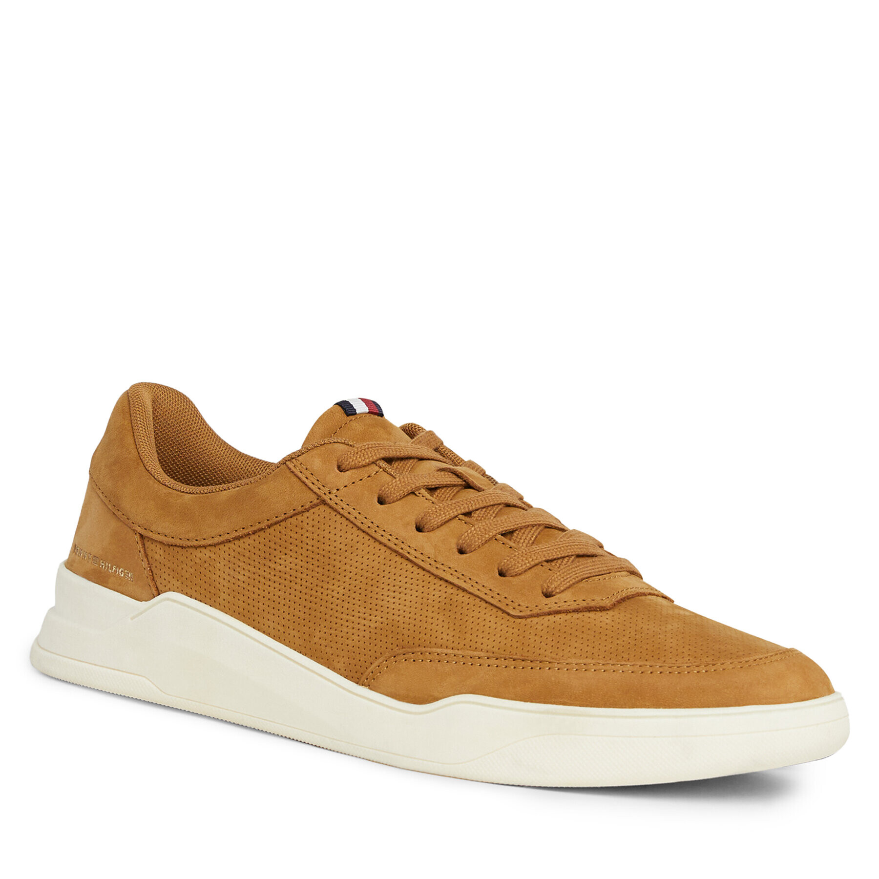 Tommy Hilfiger Сникърси Elevated Cupsole Nubuck FM0FM04933 Кафяв - Pepit.bg