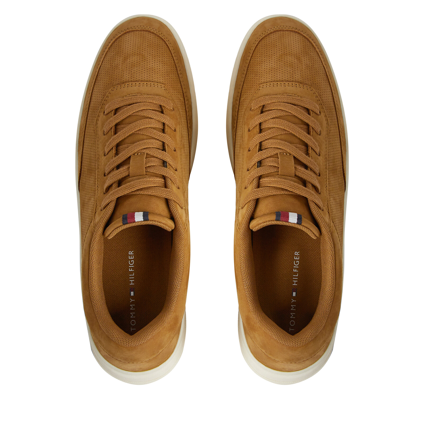 Tommy Hilfiger Сникърси Elevated Cupsole Nubuck FM0FM04933 Кафяв - Pepit.bg