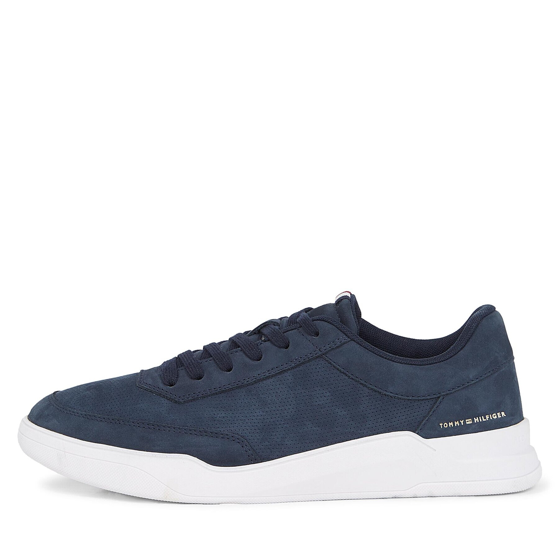 Tommy Hilfiger Сникърси Elevated Cupsole Nubuck FM0FM04933 Син - Pepit.bg