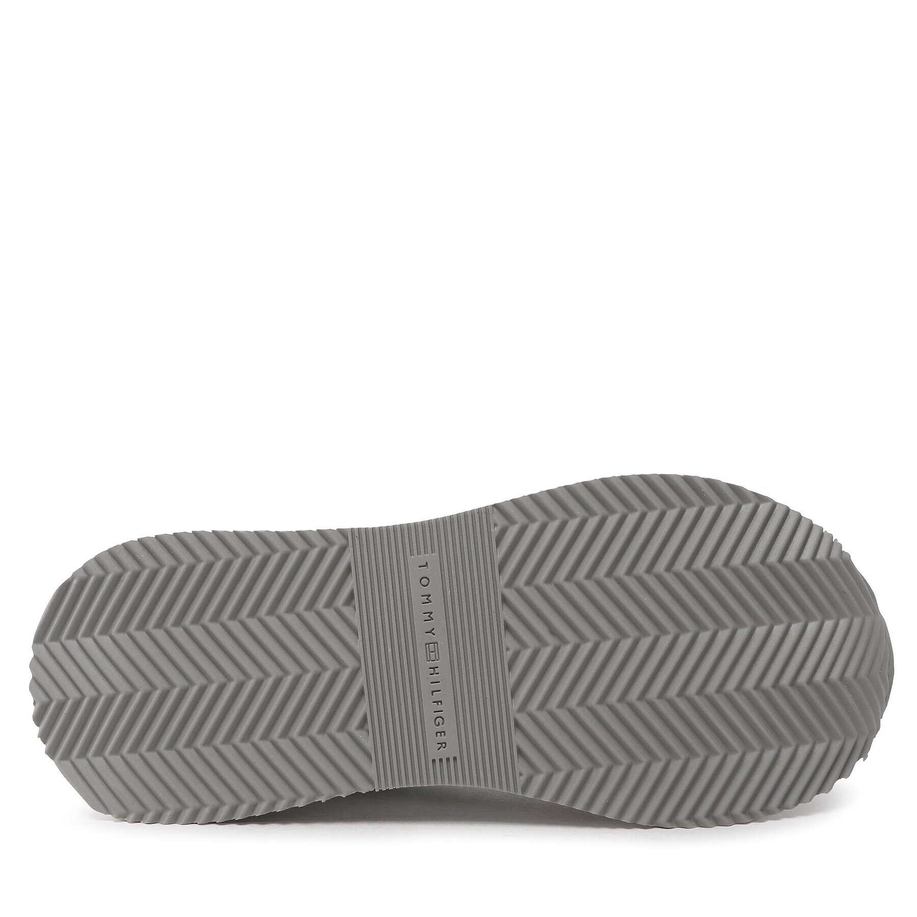 Tommy Hilfiger Сникърси Elevated Embossed Runner Gold FW0FW07384 Бял - Pepit.bg