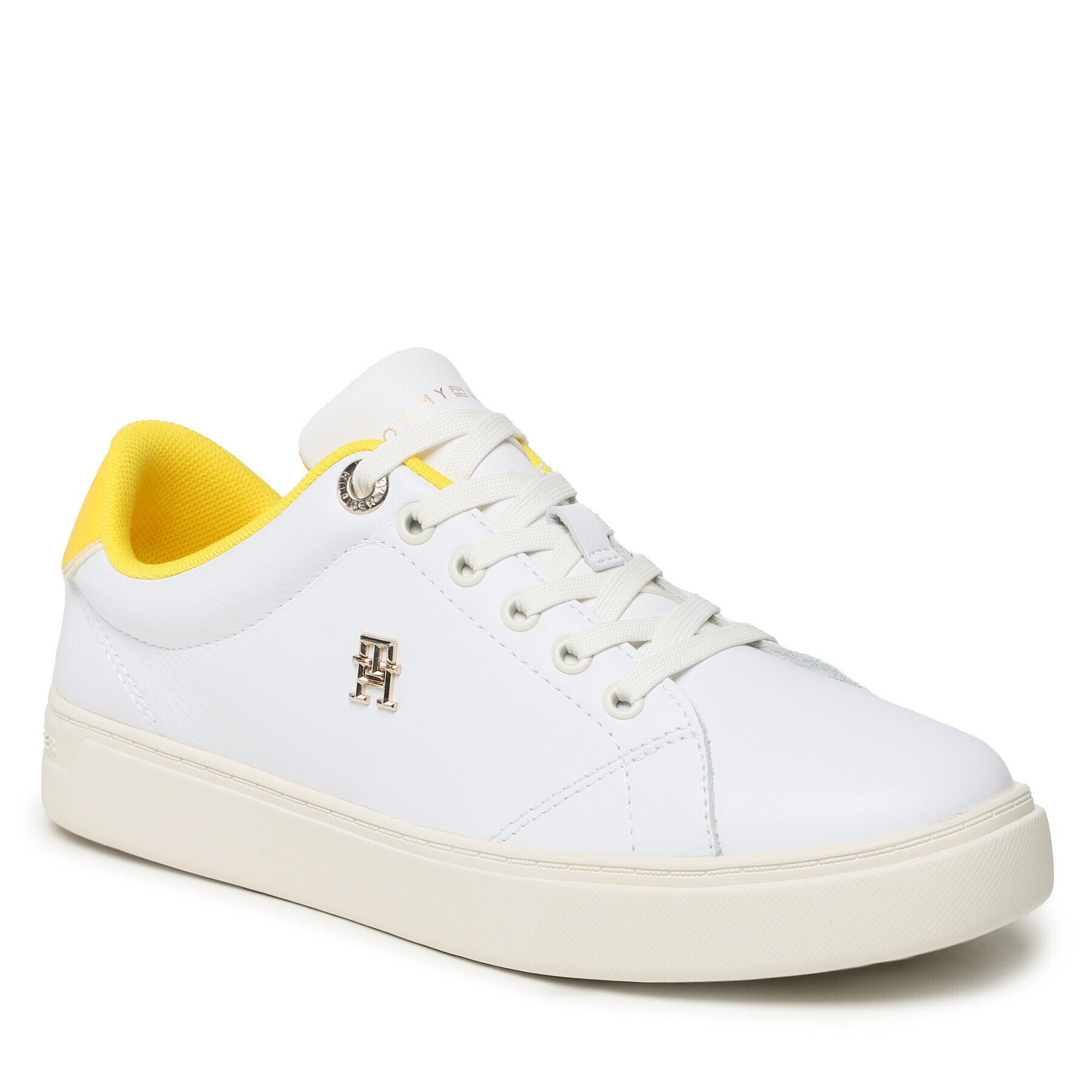 Tommy Hilfiger Сникърси Elevated Essential Court Sneaker FW0FW07377 Бял - Pepit.bg