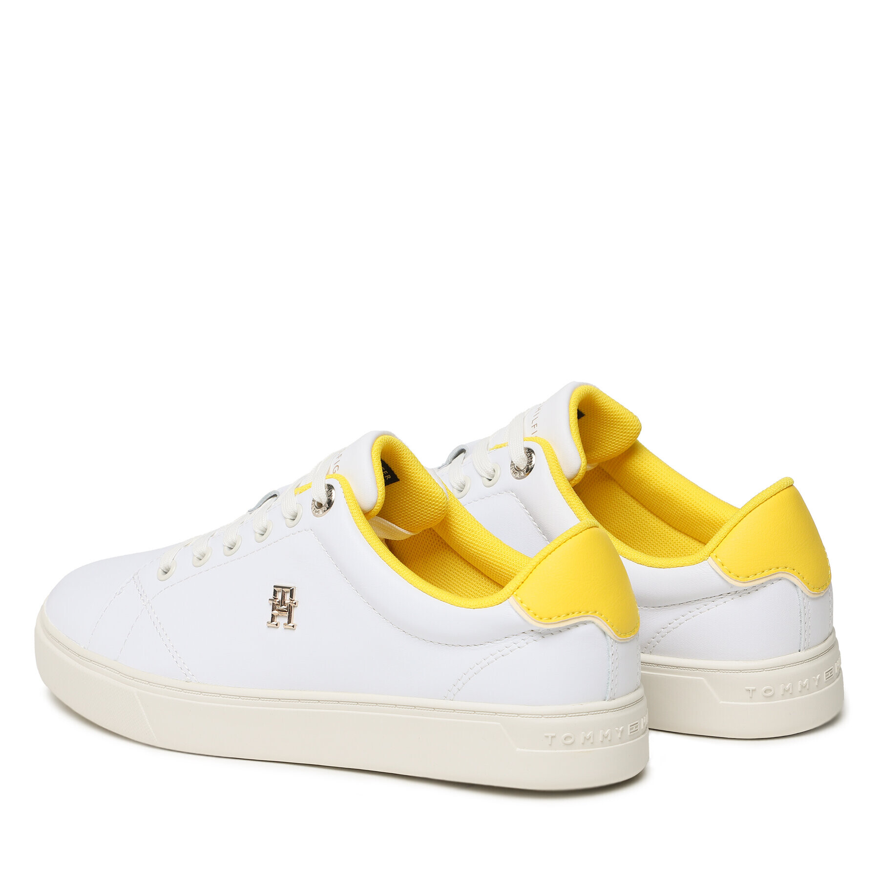 Tommy Hilfiger Сникърси Elevated Essential Court Sneaker FW0FW07377 Бял - Pepit.bg