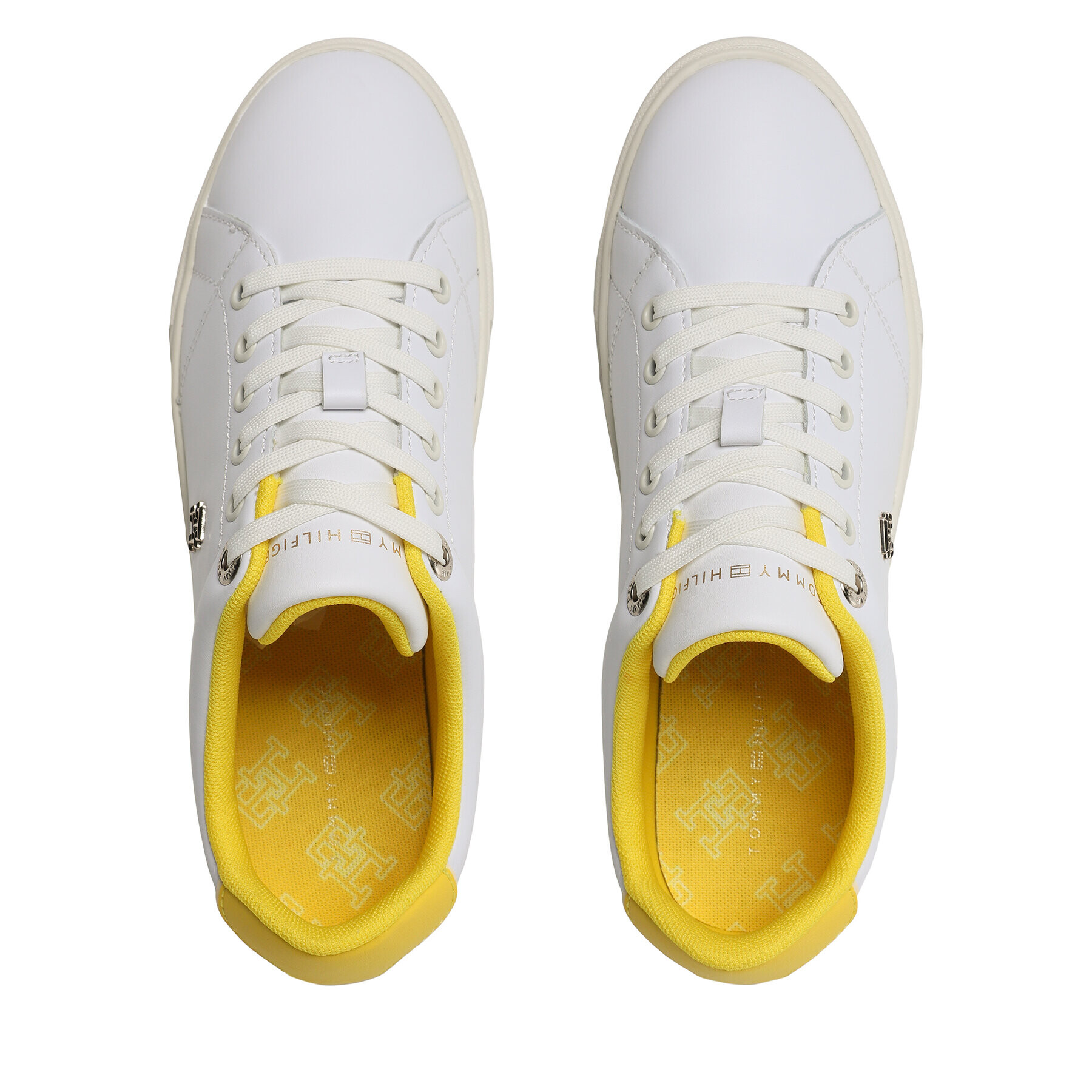 Tommy Hilfiger Сникърси Elevated Essential Court Sneaker FW0FW07377 Бял - Pepit.bg