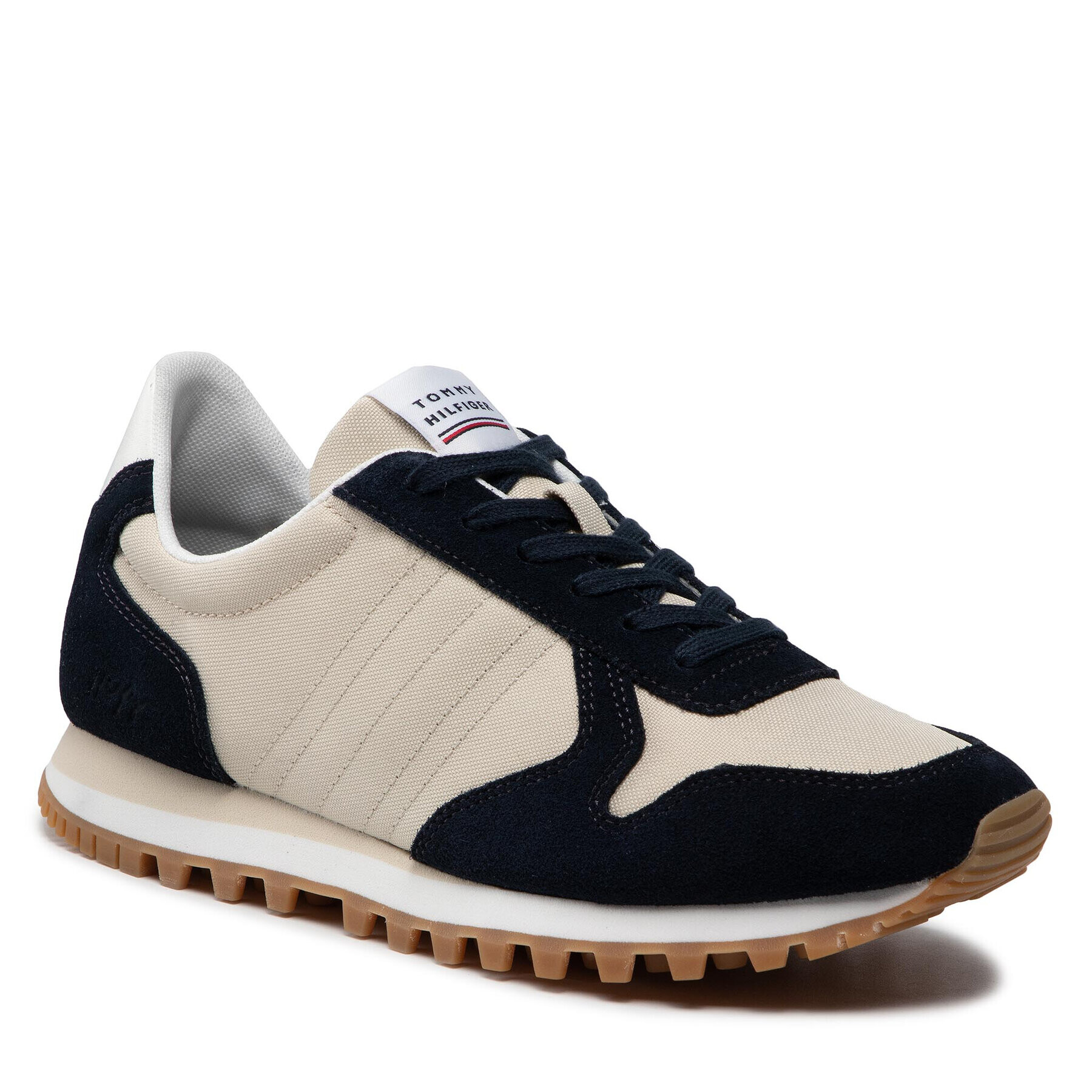 Tommy Hilfiger Сникърси Elevated Eva Runner Mix FM0FM04028 Бежов - Pepit.bg