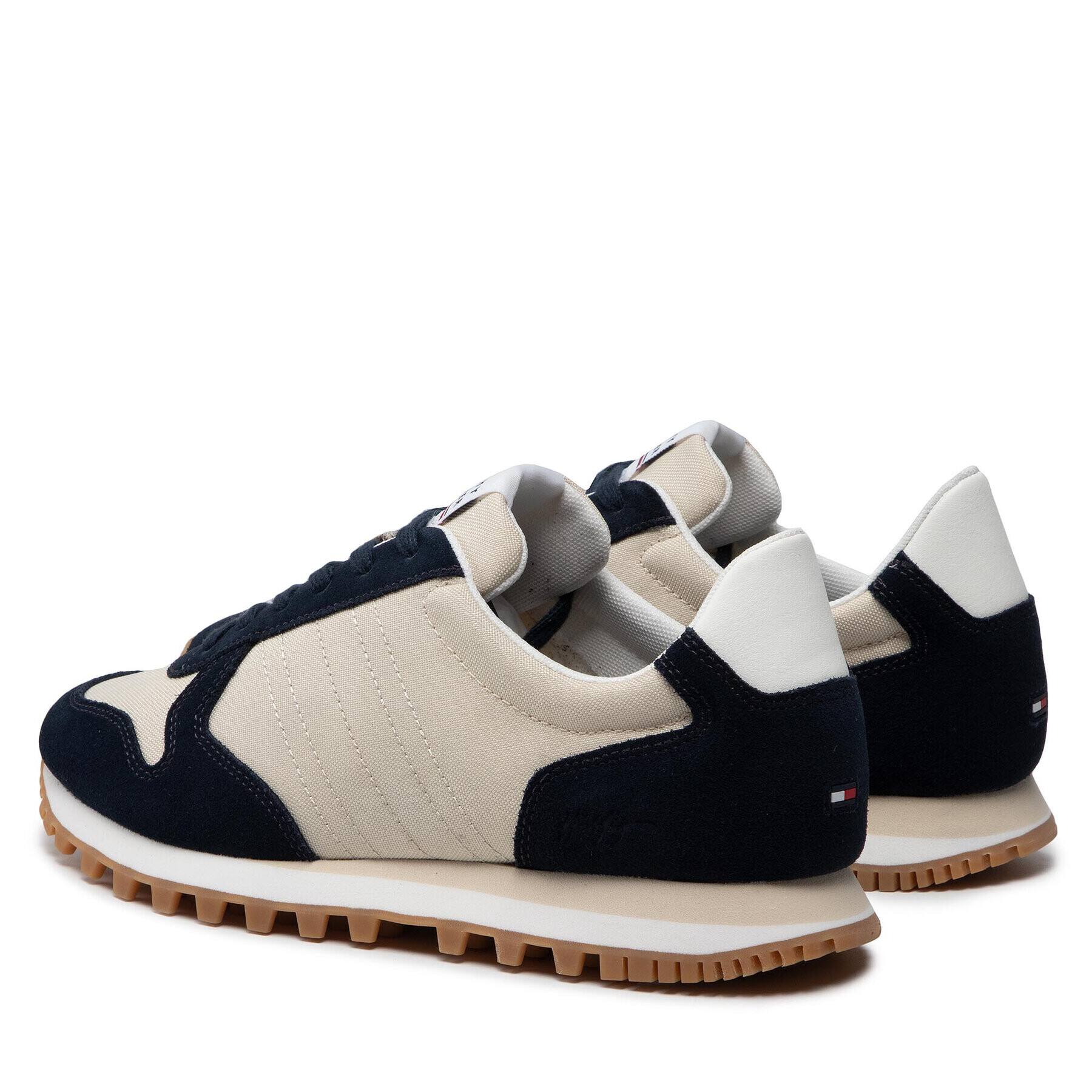 Tommy Hilfiger Сникърси Elevated Eva Runner Mix FM0FM04028 Бежов - Pepit.bg