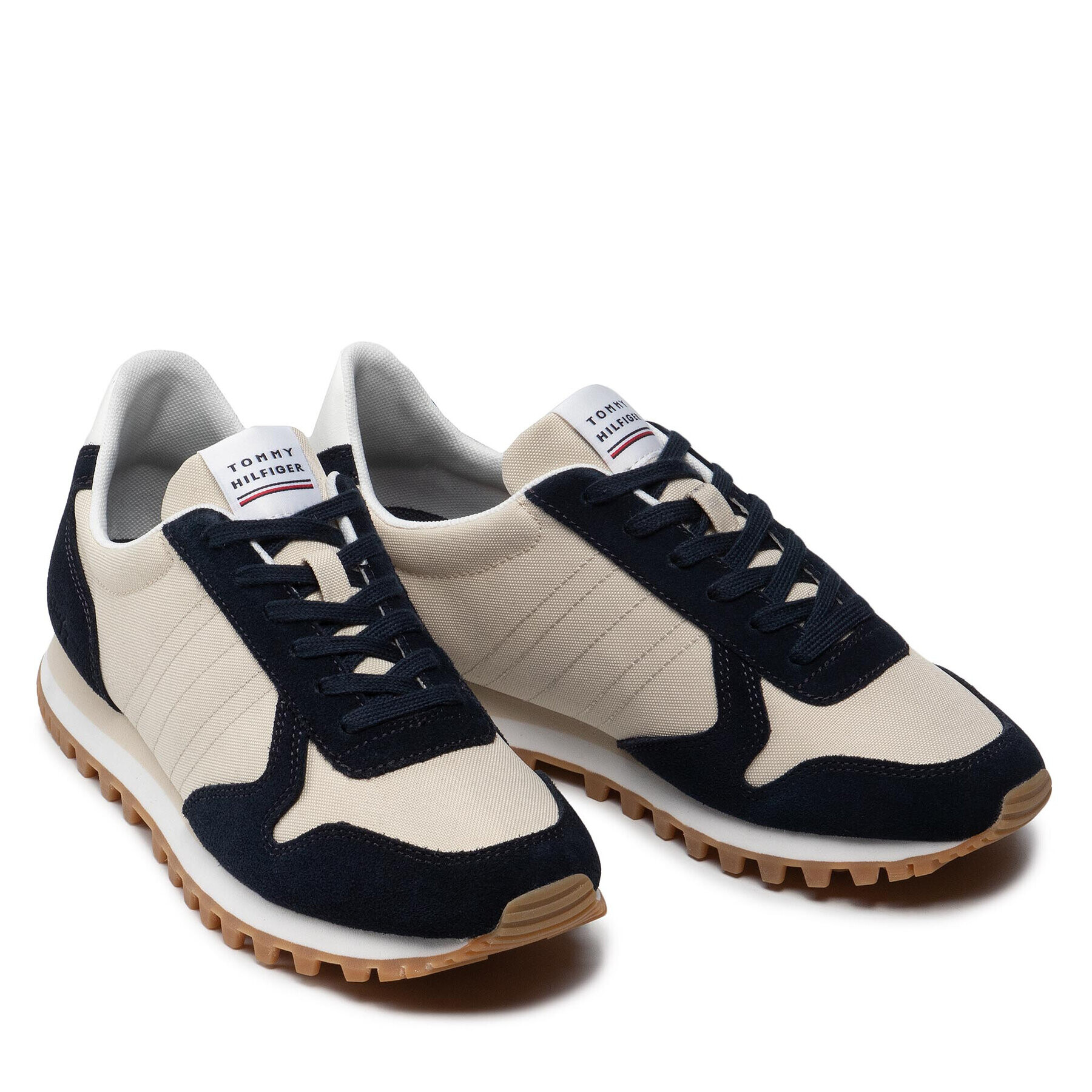 Tommy Hilfiger Сникърси Elevated Eva Runner Mix FM0FM04028 Бежов - Pepit.bg