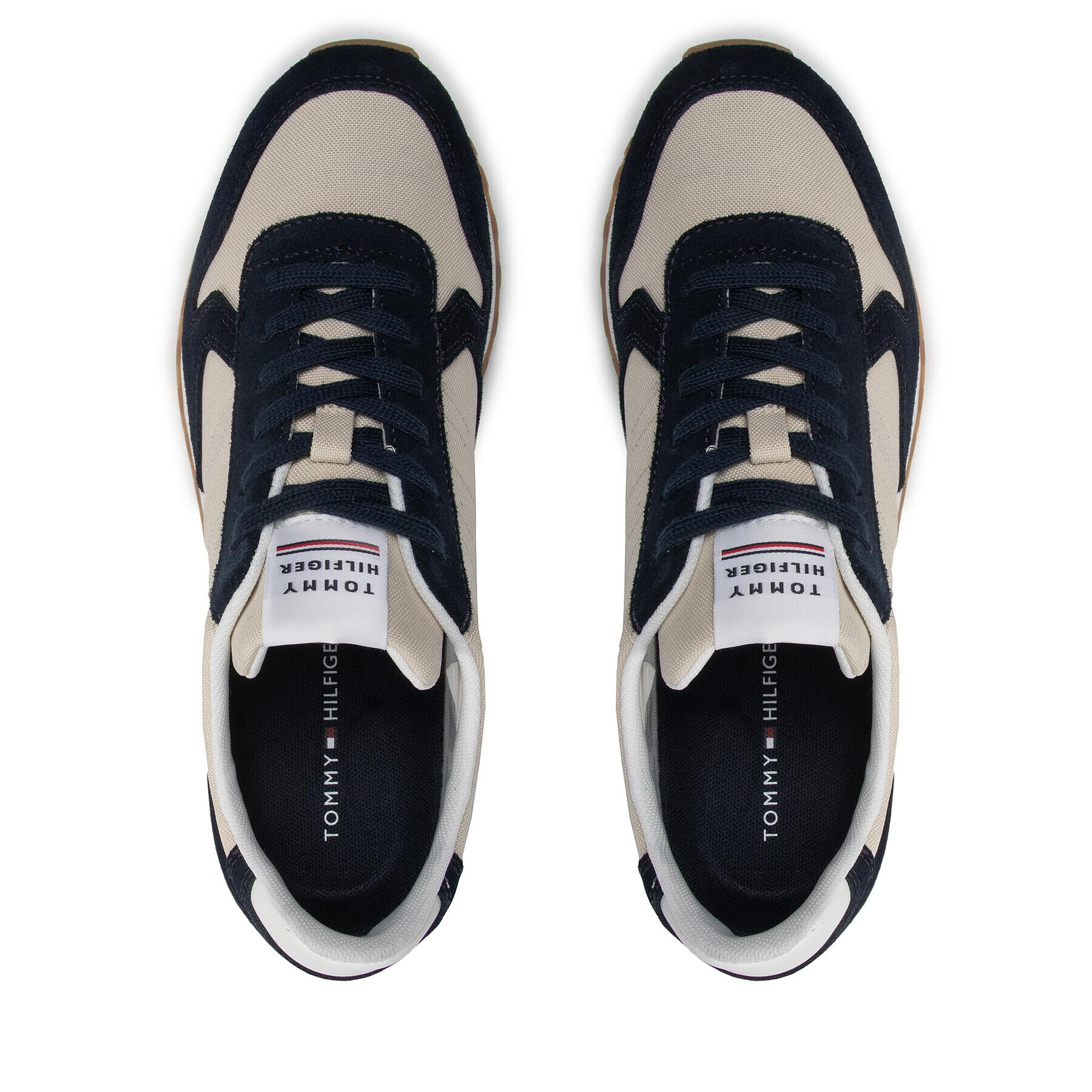 Tommy Hilfiger Сникърси Elevated Eva Runner Mix FM0FM04028 Бежов - Pepit.bg