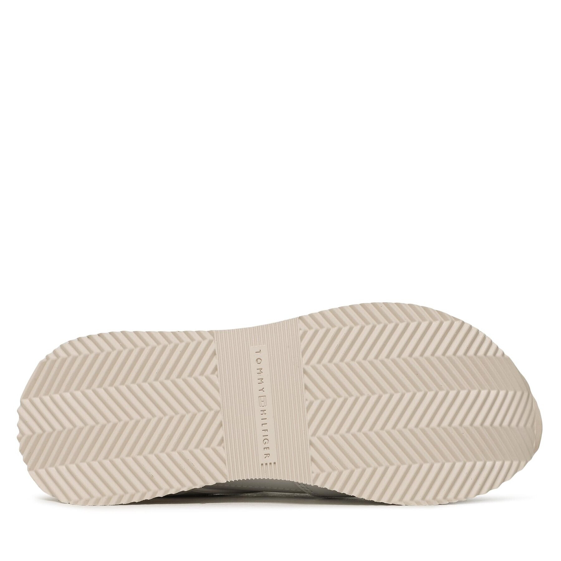Tommy Hilfiger Сникърси Elevated Feminine Leather Runner FW0FW07108 Бял - Pepit.bg