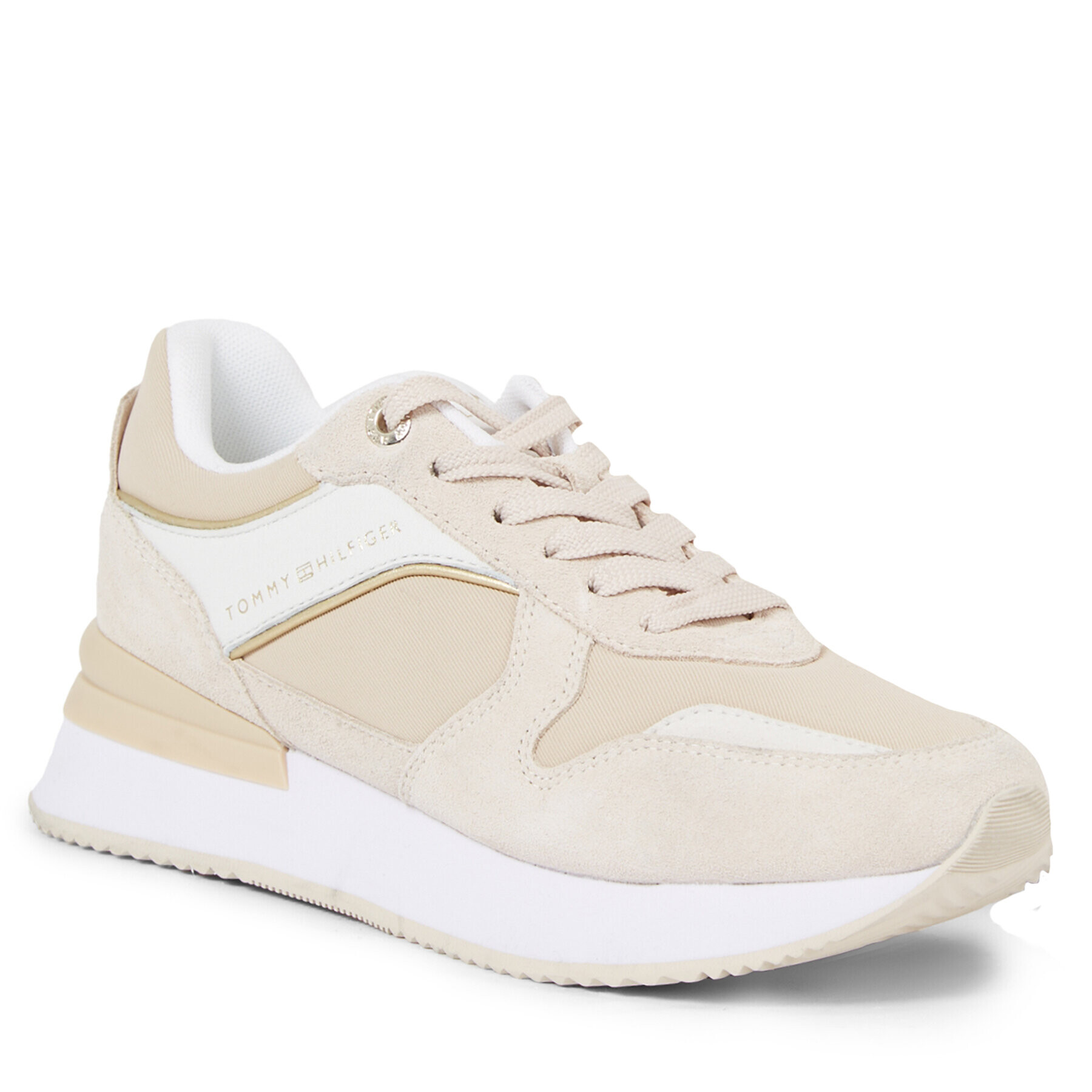 Tommy Hilfiger Сникърси Elevated Feminine Runner FW0FW07594 Бежов - Pepit.bg