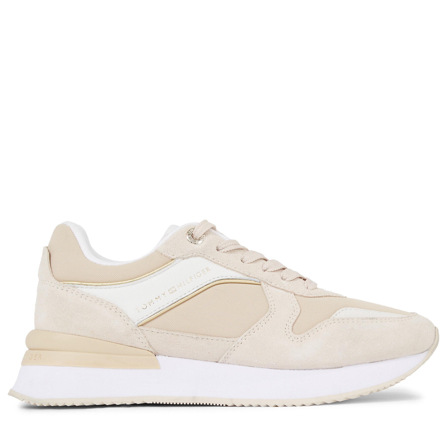 Tommy Hilfiger Сникърси Elevated Feminine Runner FW0FW07594 Бежов - Pepit.bg