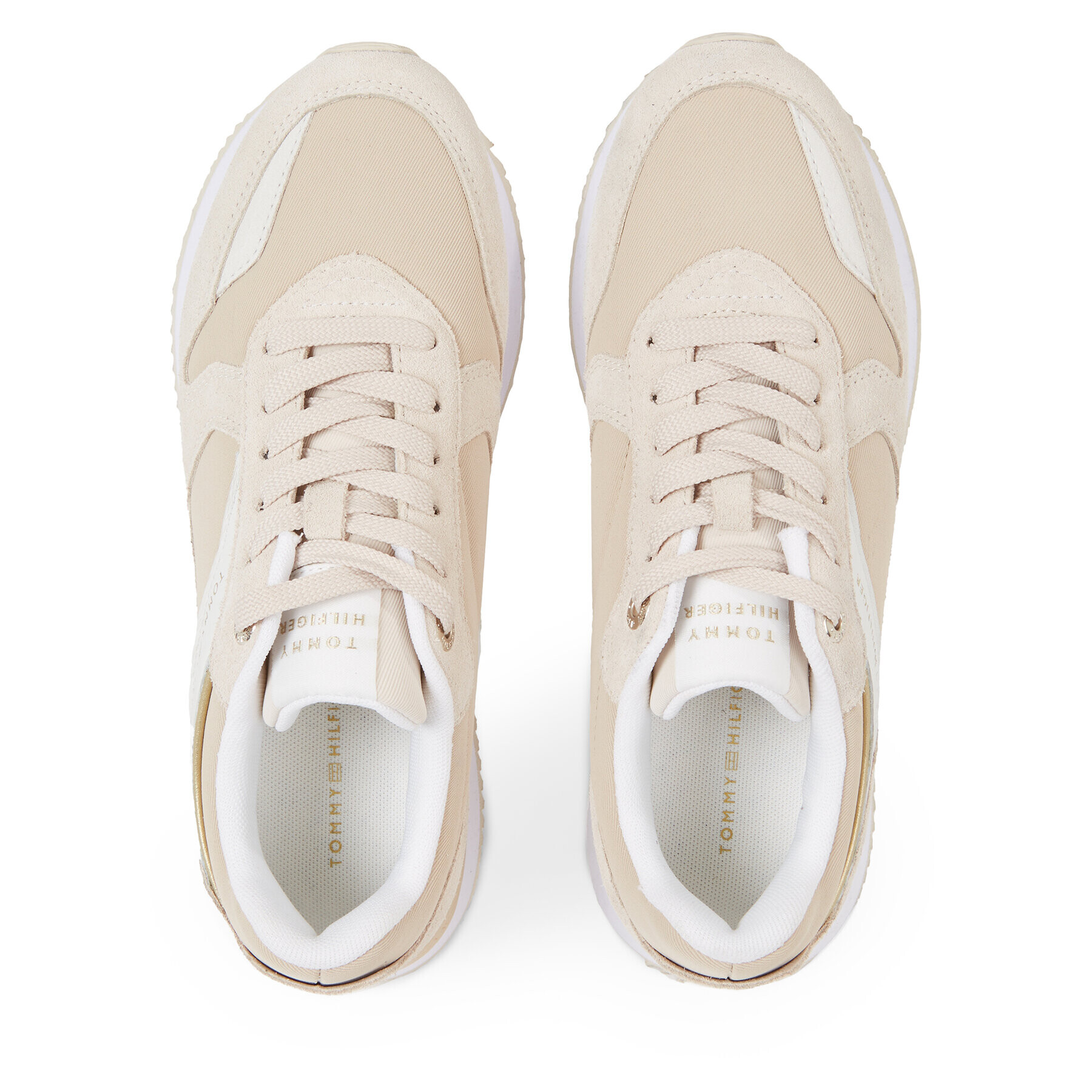 Tommy Hilfiger Сникърси Elevated Feminine Runner FW0FW07594 Бежов - Pepit.bg