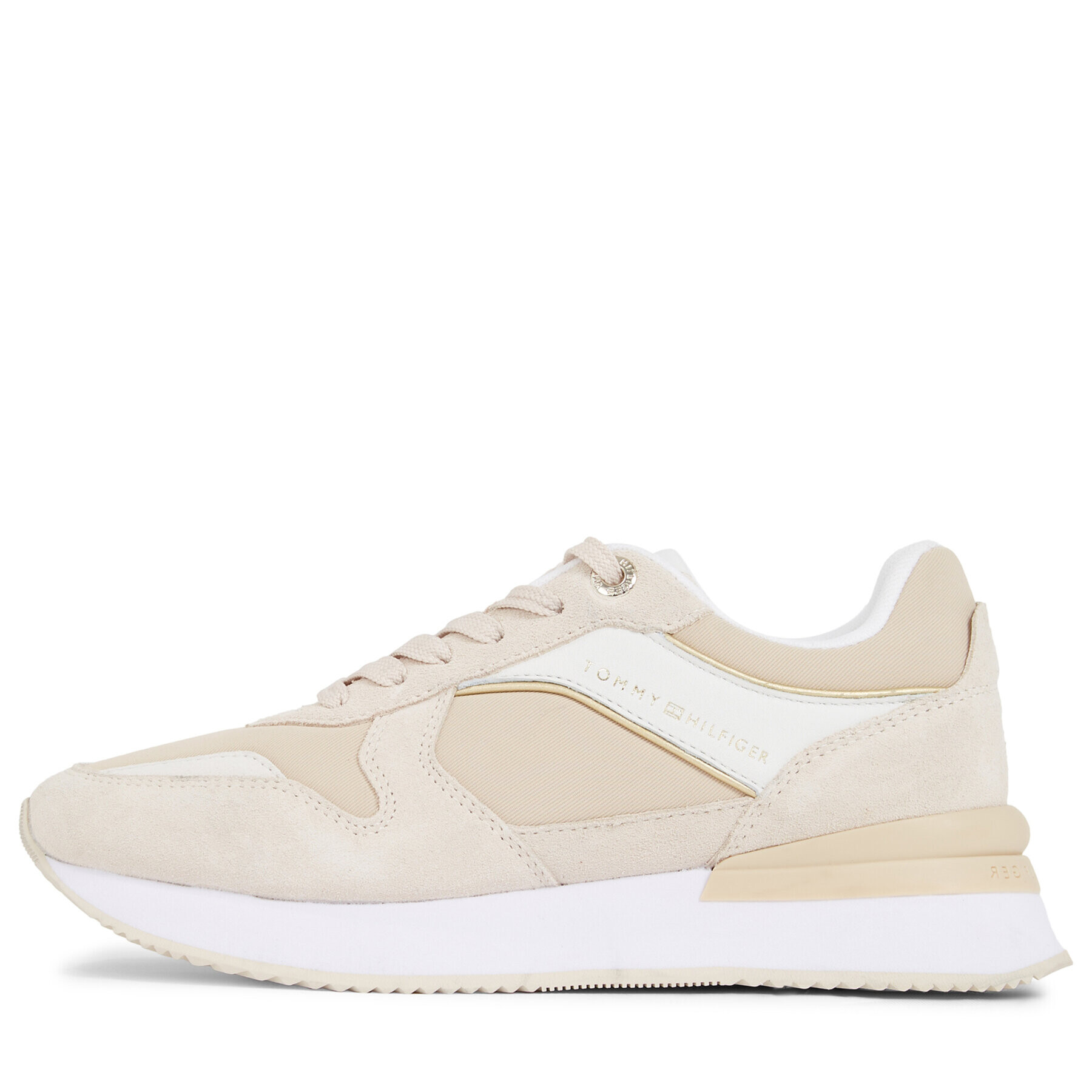 Tommy Hilfiger Сникърси Elevated Feminine Runner FW0FW07594 Бежов - Pepit.bg