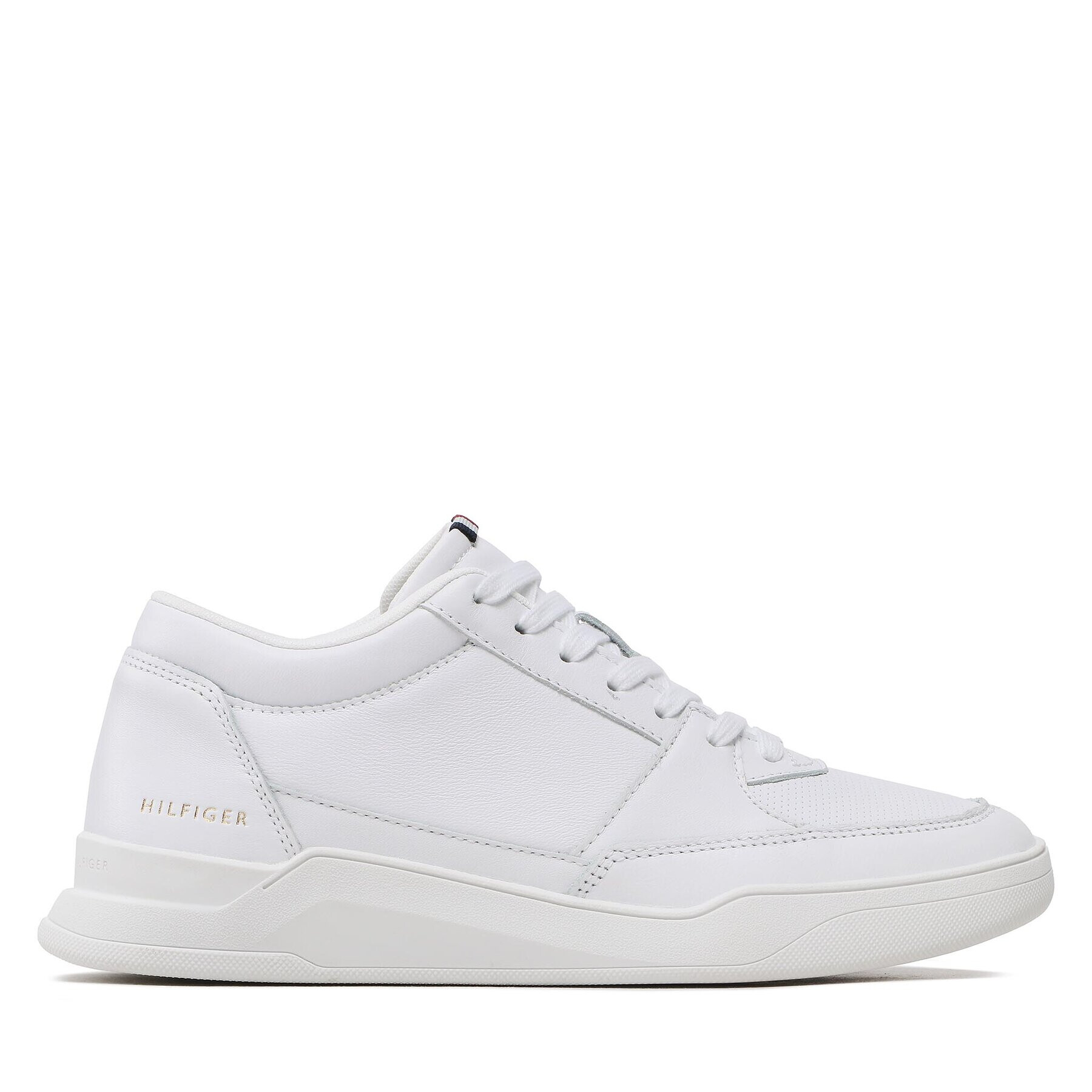 Tommy Hilfiger Сникърси Elevated Hi Cupsole Leather FM0FM04290 Бял - Pepit.bg
