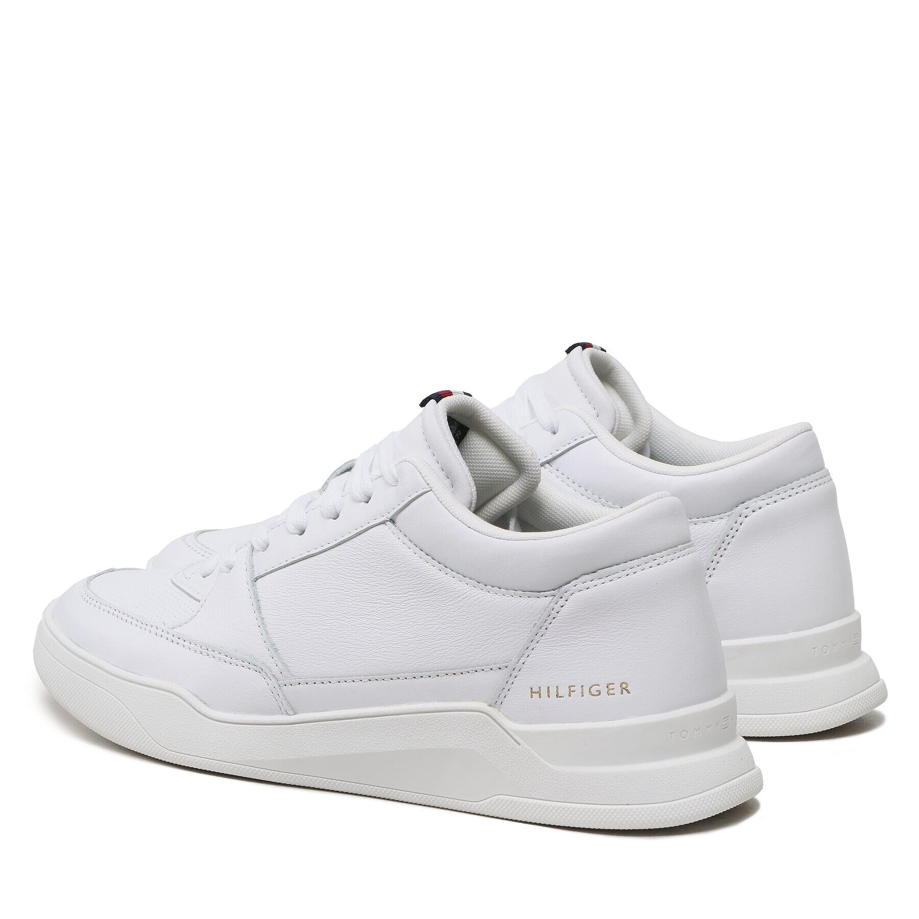 Tommy Hilfiger Сникърси Elevated Hi Cupsole Leather FM0FM04290 Бял - Pepit.bg