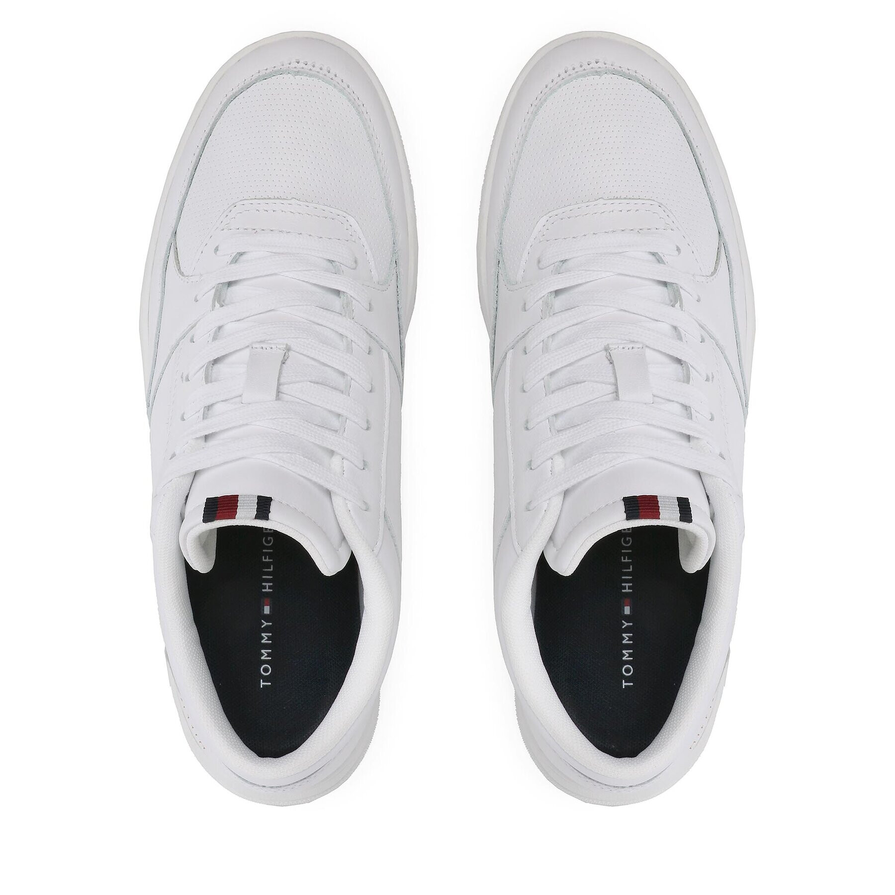 Tommy Hilfiger Сникърси Elevated Hi Cupsole Leather FM0FM04290 Бял - Pepit.bg