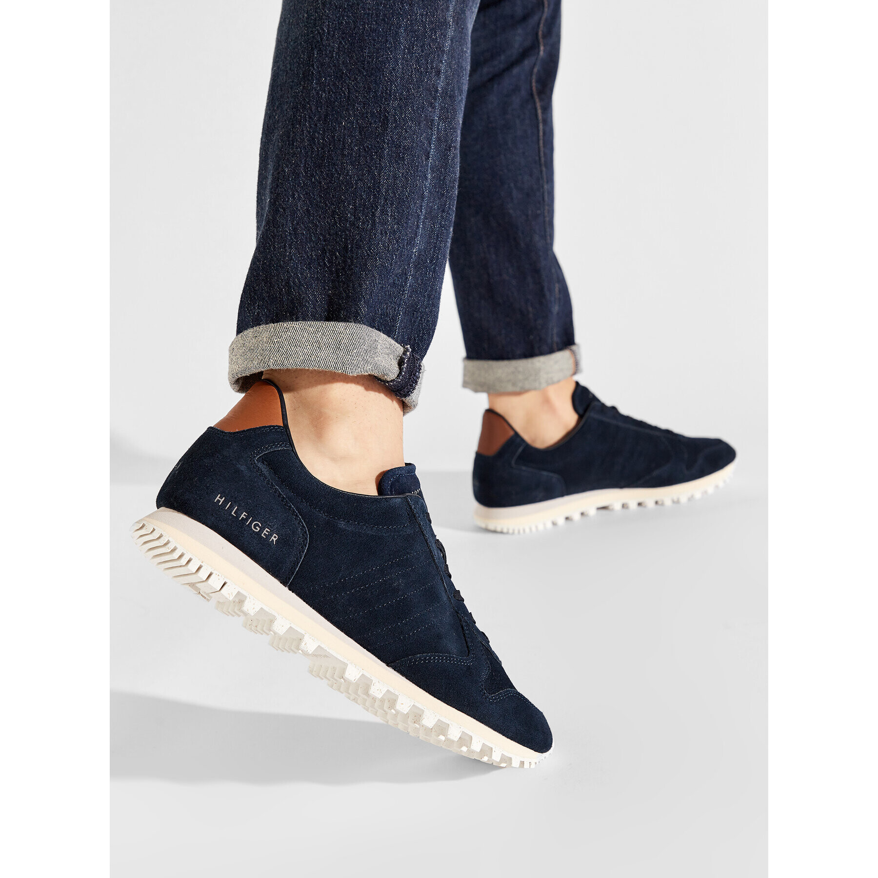 Tommy Hilfiger Сникърси Elevated Sustinable Runner FM0FM04133 Тъмносин - Pepit.bg