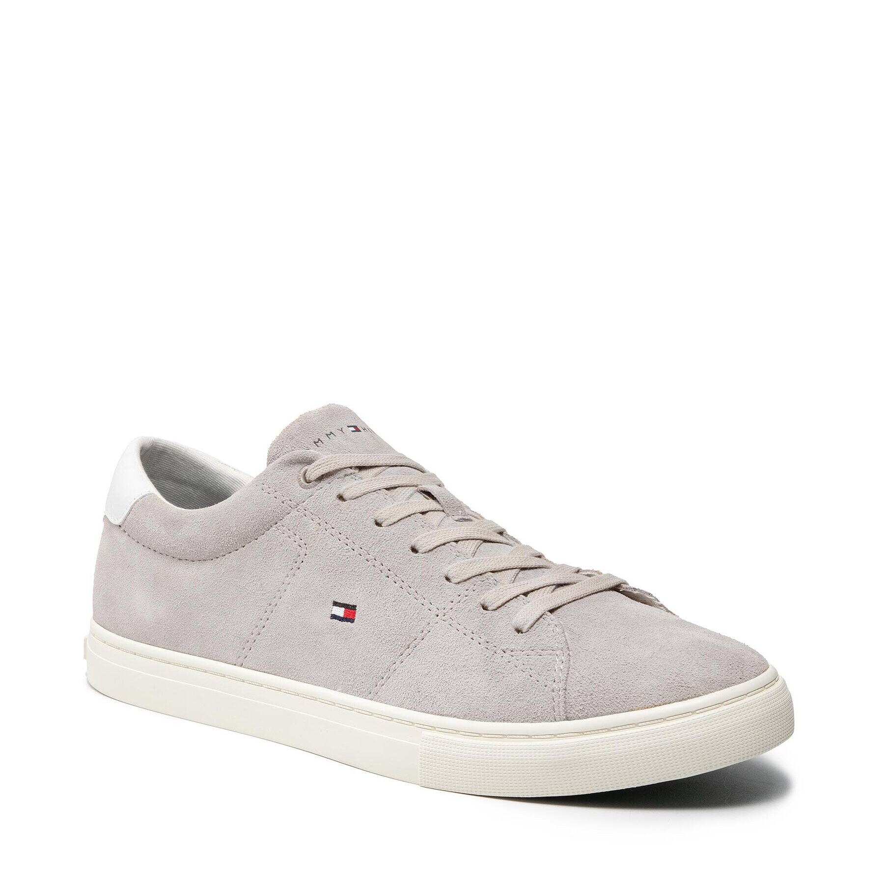 Tommy Hilfiger Сникърси Esential Suede Vilc Sneaker FM0FM03626 Сив - Pepit.bg