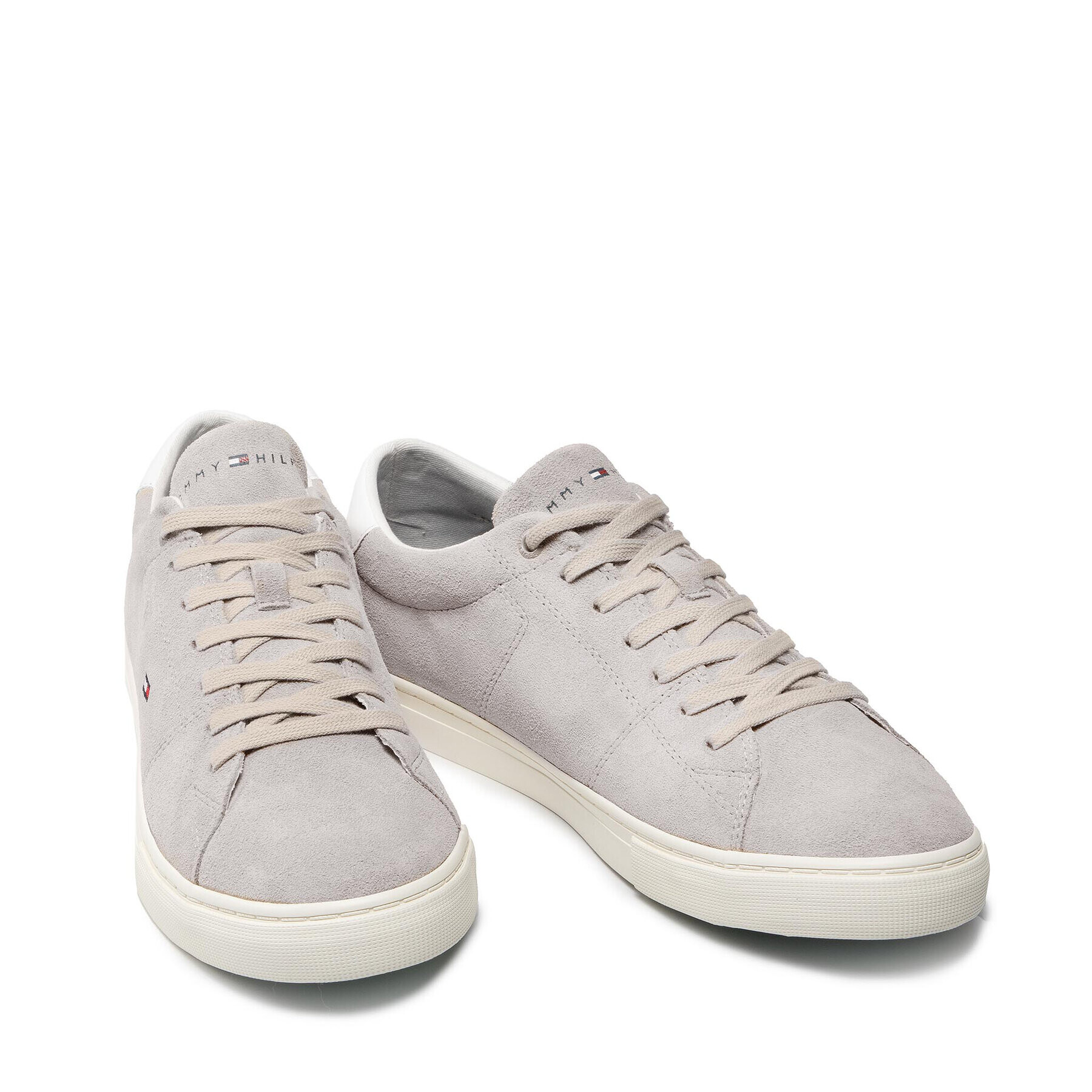 Tommy Hilfiger Сникърси Esential Suede Vilc Sneaker FM0FM03626 Сив - Pepit.bg