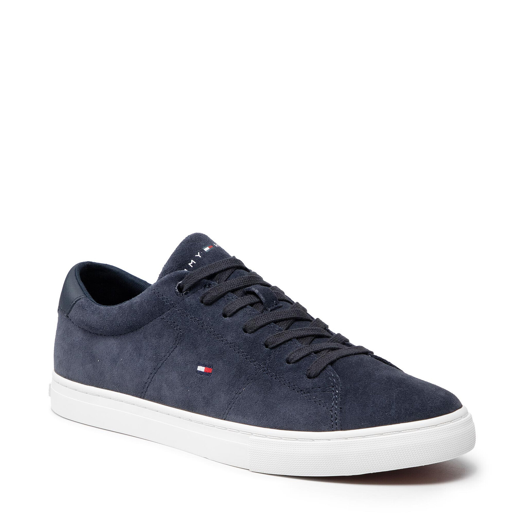 Tommy Hilfiger Сникърси Esential Suede Vilc Sneaker FM0FM03626 Тъмносин - Pepit.bg