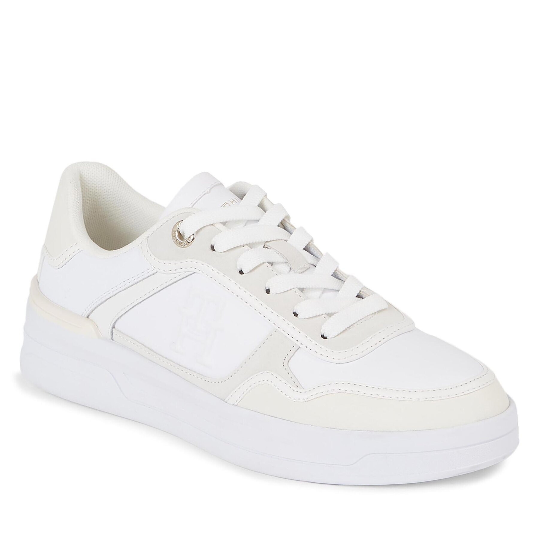 Tommy Hilfiger Сникърси Essential Basket Sneaker FW0FW07563 Бял - Pepit.bg