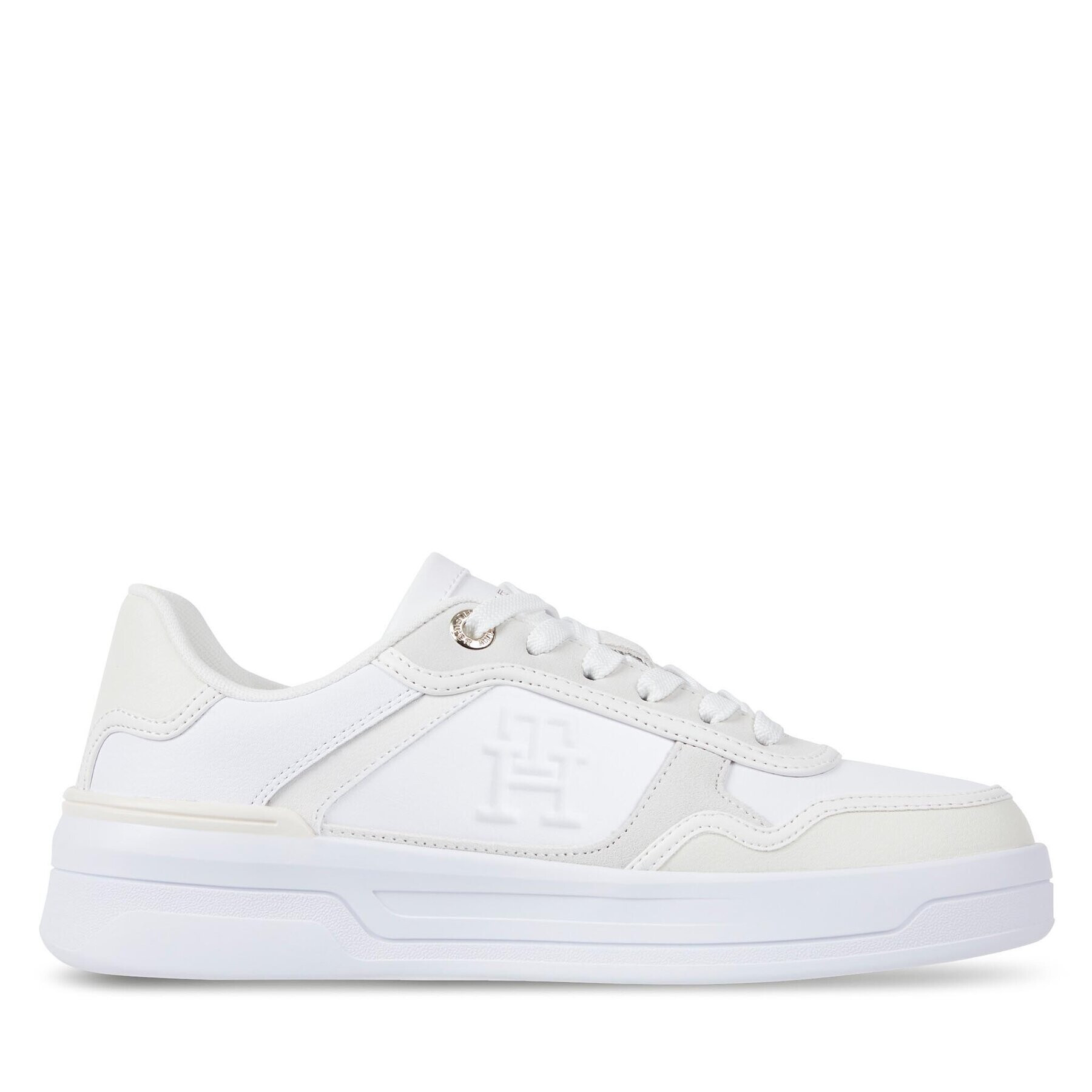 Tommy Hilfiger Сникърси Essential Basket Sneaker FW0FW07563 Бял - Pepit.bg