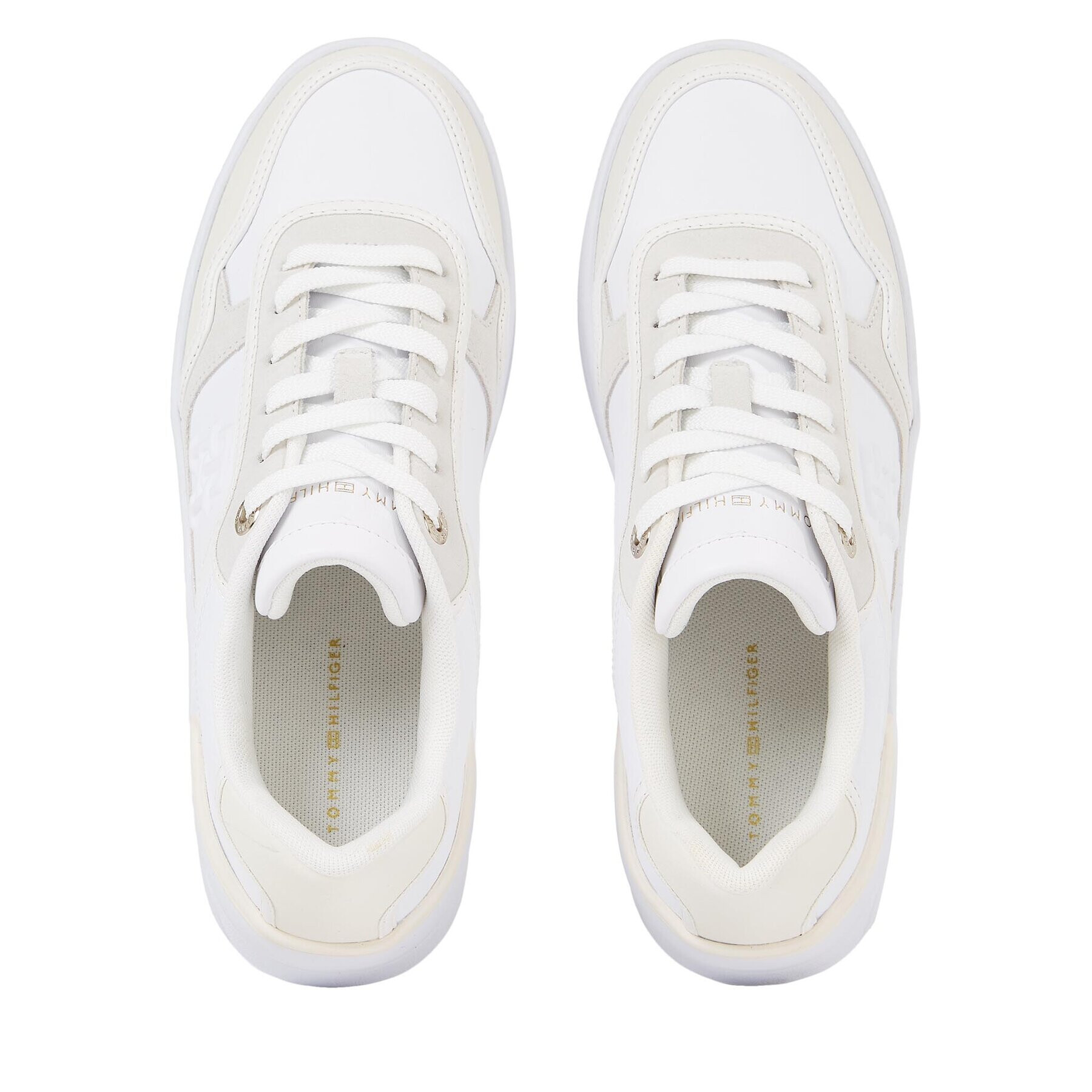 Tommy Hilfiger Сникърси Essential Basket Sneaker FW0FW07563 Бял - Pepit.bg