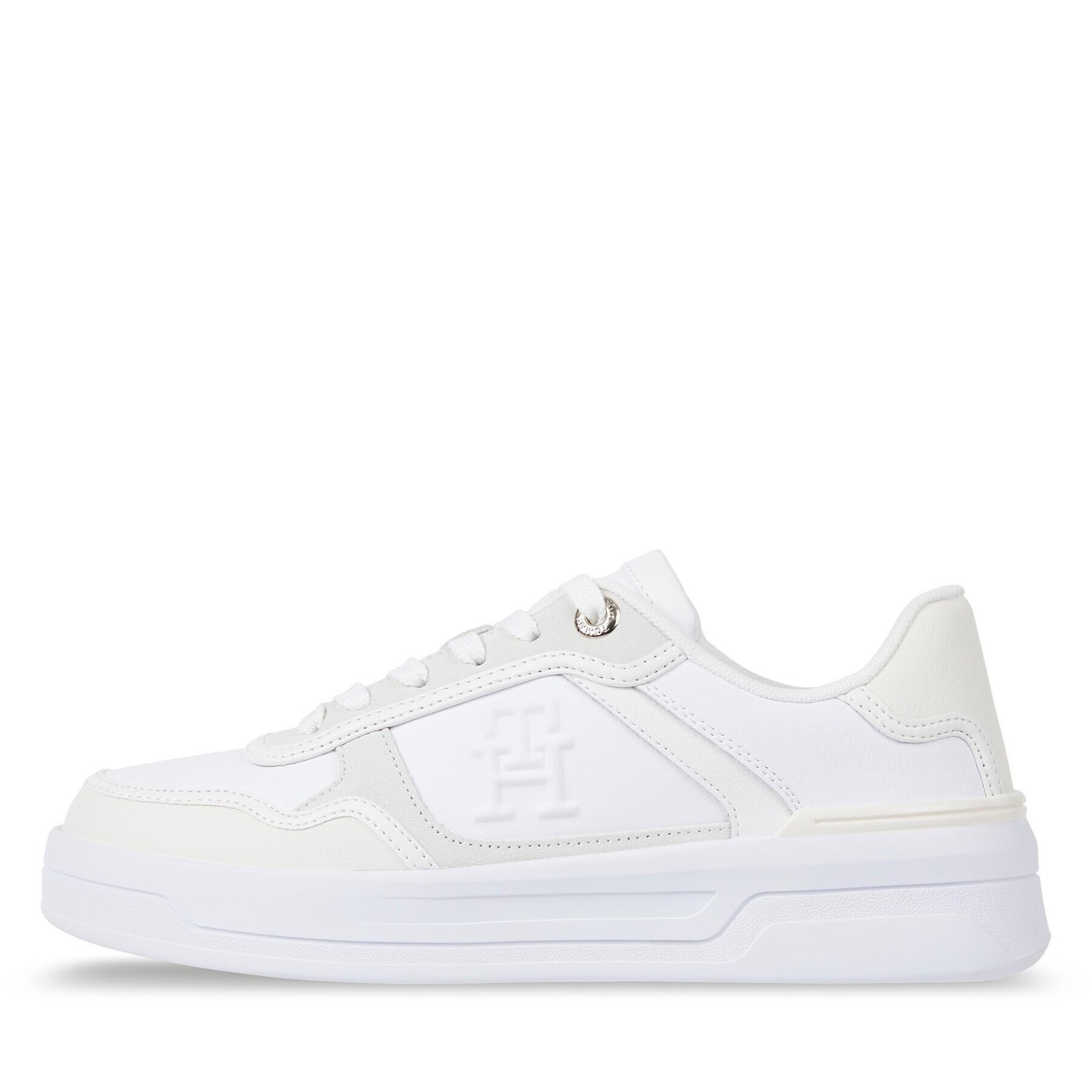 Tommy Hilfiger Сникърси Essential Basket Sneaker FW0FW07563 Бял - Pepit.bg