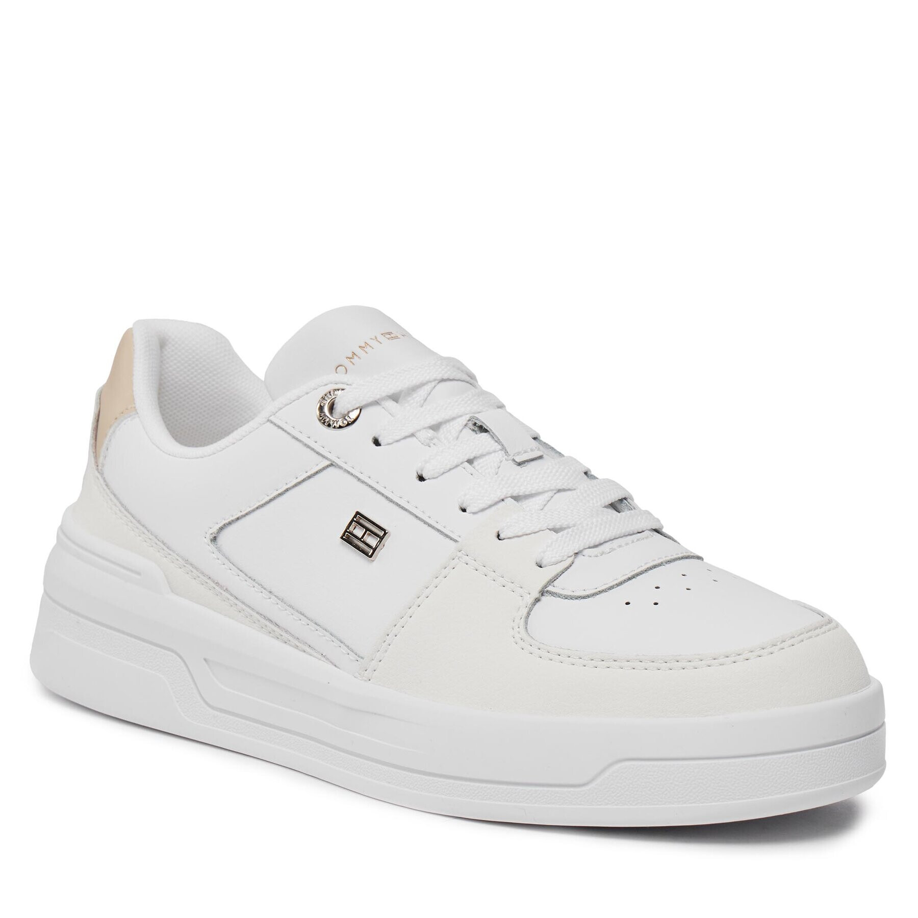 Tommy Hilfiger Сникърси Essential Basket Sneaker FW0FW07684 Бял - Pepit.bg