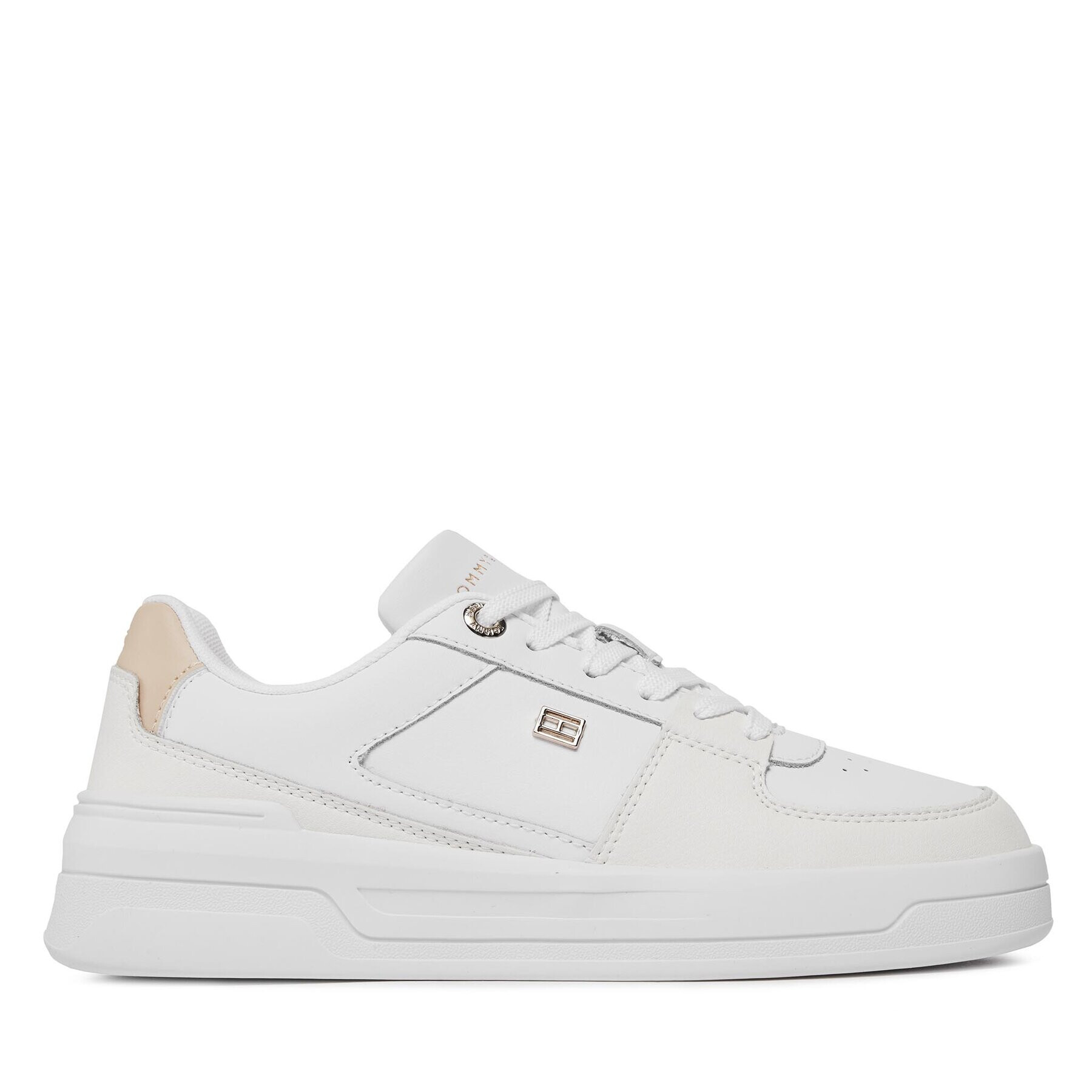 Tommy Hilfiger Сникърси Essential Basket Sneaker FW0FW07684 Бял - Pepit.bg