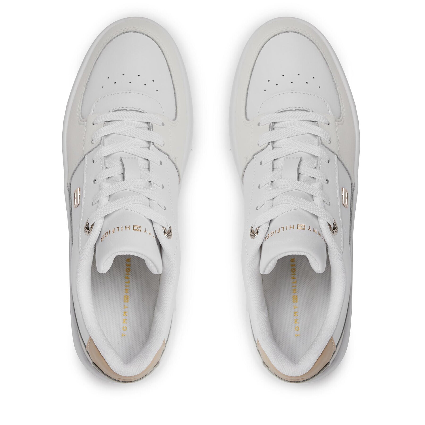 Tommy Hilfiger Сникърси Essential Basket Sneaker FW0FW07684 Бял - Pepit.bg
