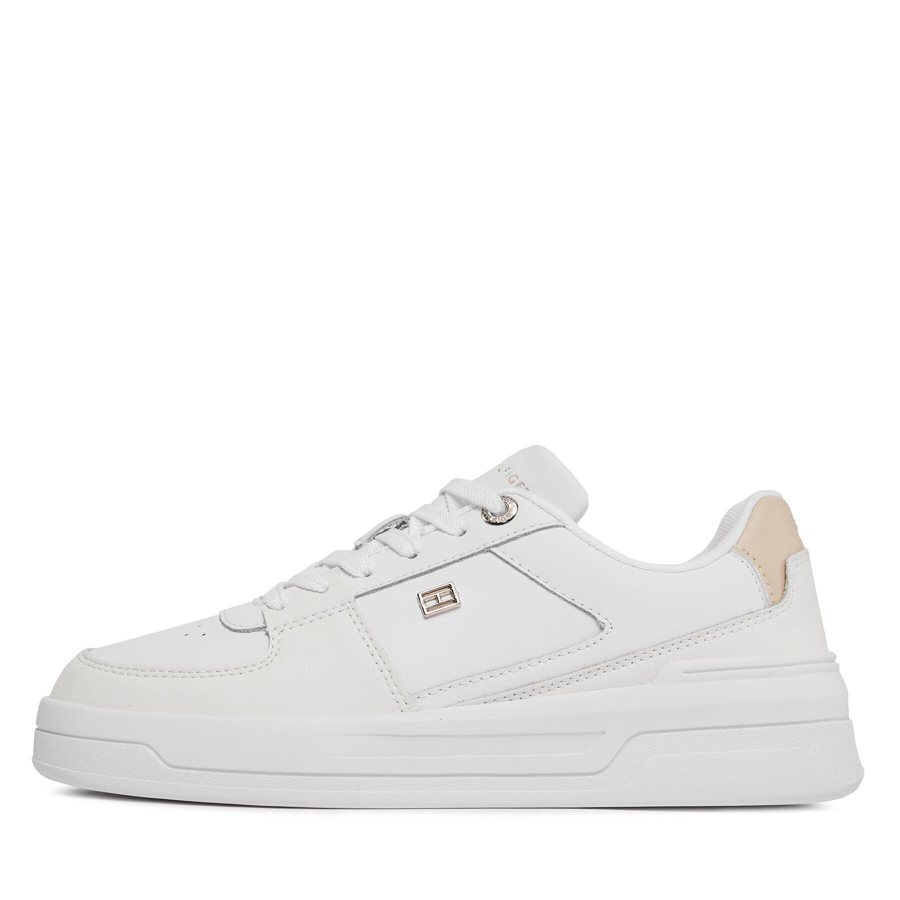 Tommy Hilfiger Сникърси Essential Basket Sneaker FW0FW07684 Бял - Pepit.bg