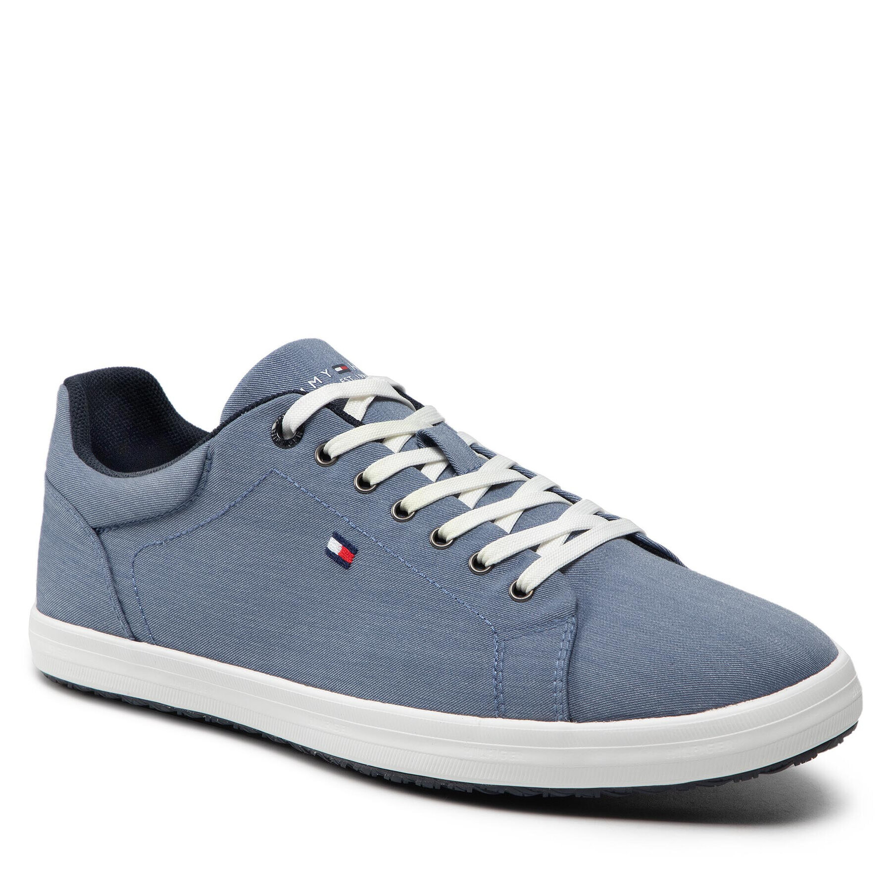 Tommy Hilfiger Сникърси Essential Chambray Vulc FM0FM03993 Син - Pepit.bg
