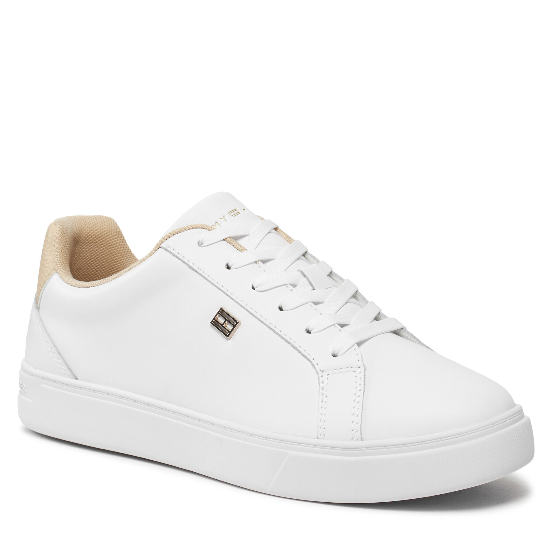 Tommy Hilfiger Сникърси Essential Court Sneaker FW0FW07686 Бял - Pepit.bg