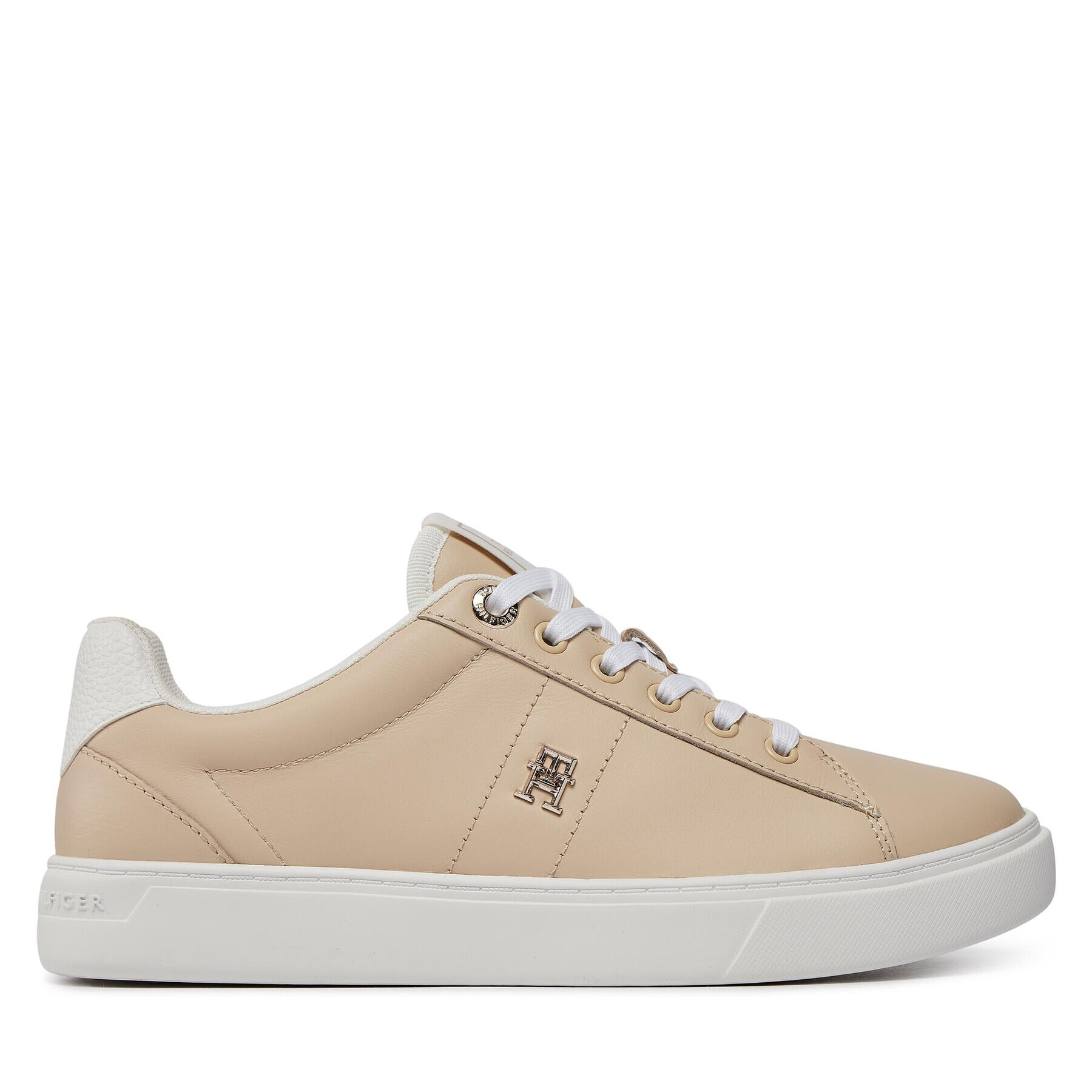 Tommy Hilfiger Сникърси Essential Elevated Court Sneaker FW0FW07685 Бежов - Pepit.bg