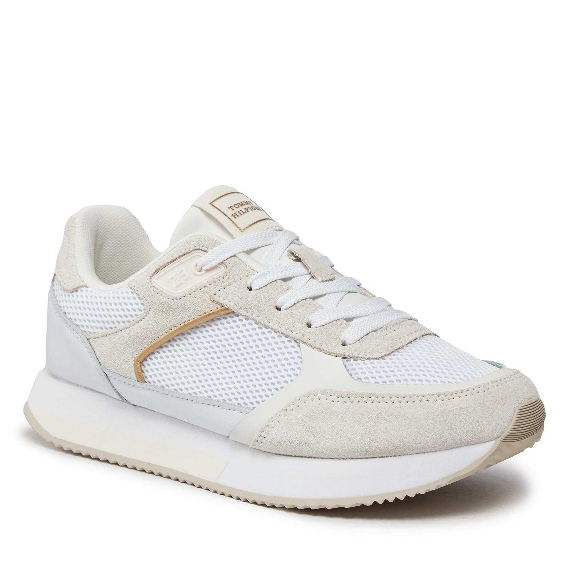 Tommy Hilfiger Сникърси Essential Elevated Runner FW0FW07700 Бял - Pepit.bg