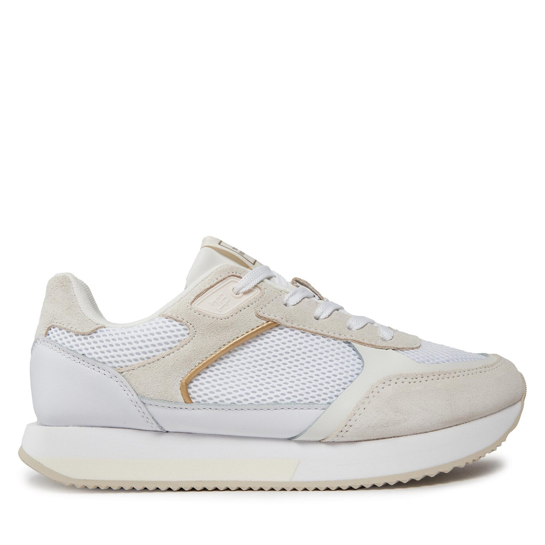 Tommy Hilfiger Сникърси Essential Elevated Runner FW0FW07700 Бял - Pepit.bg