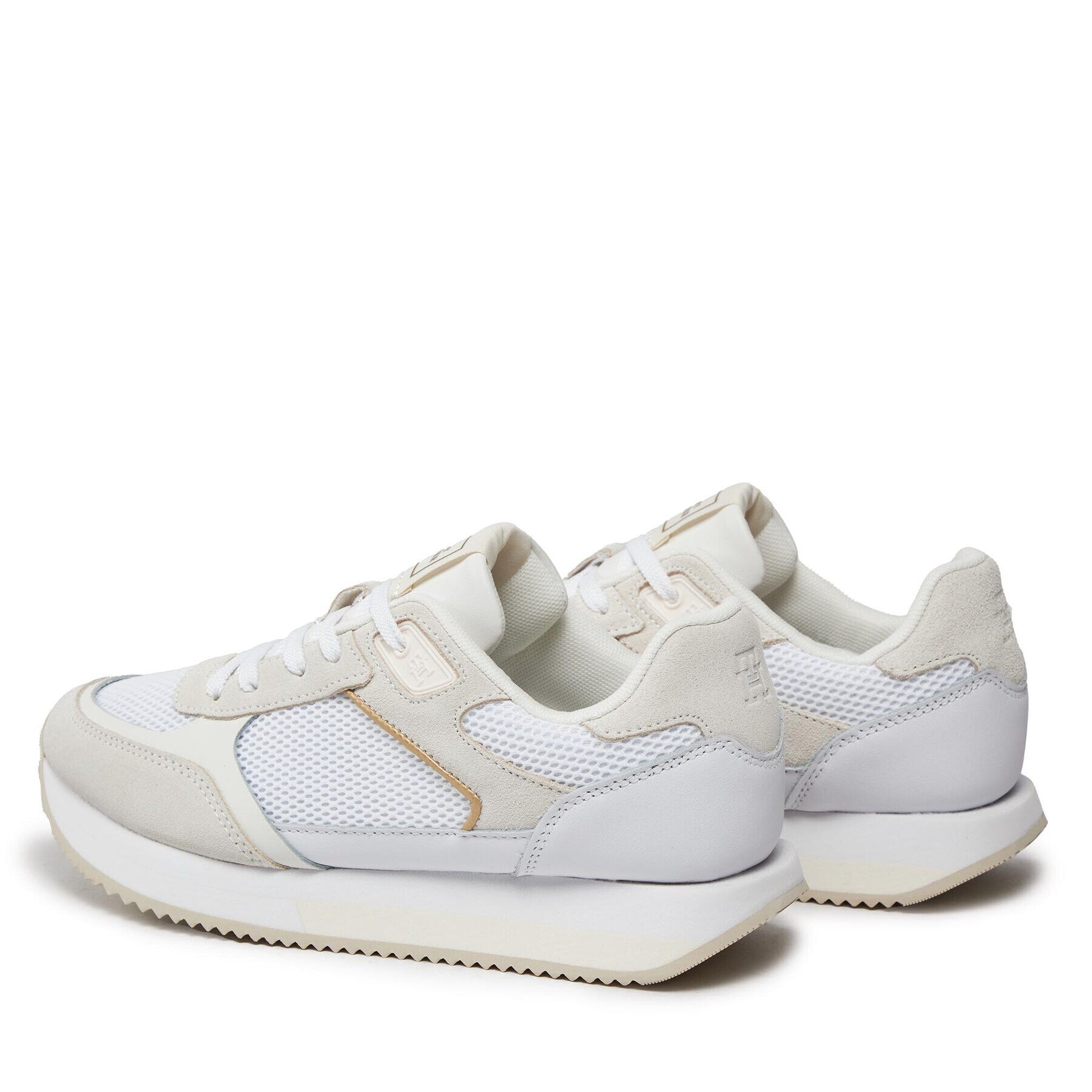 Tommy Hilfiger Сникърси Essential Elevated Runner FW0FW07700 Бял - Pepit.bg