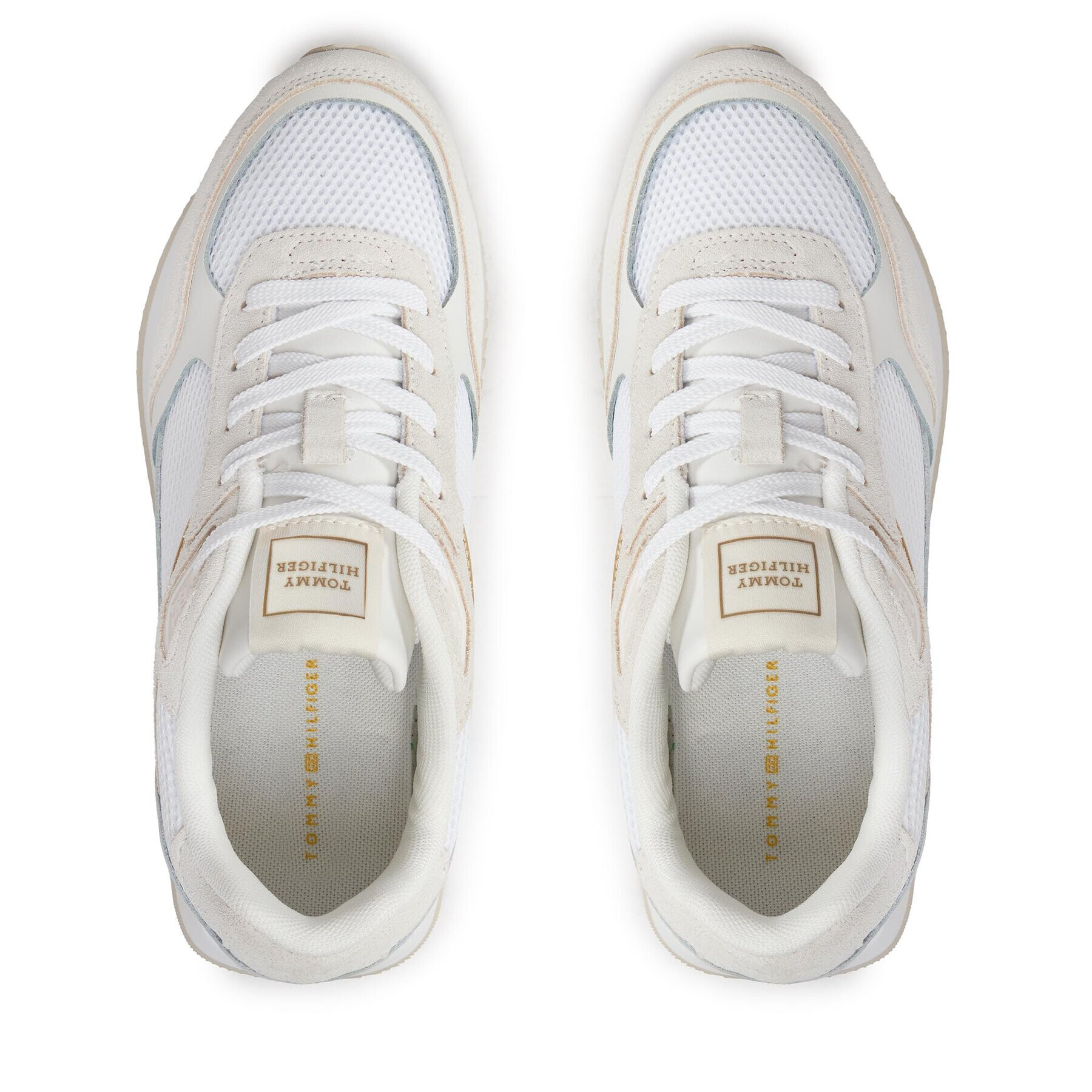Tommy Hilfiger Сникърси Essential Elevated Runner FW0FW07700 Бял - Pepit.bg