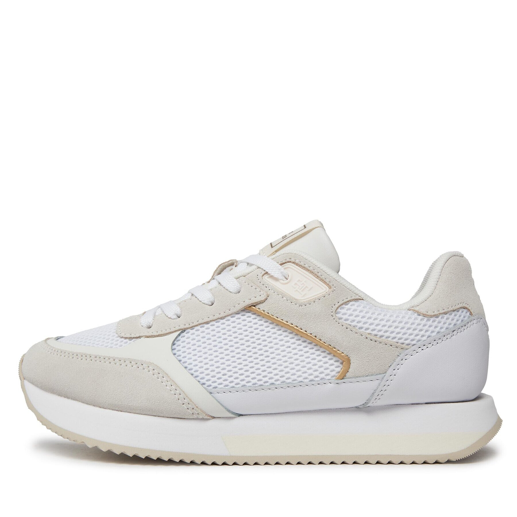 Tommy Hilfiger Сникърси Essential Elevated Runner FW0FW07700 Бял - Pepit.bg