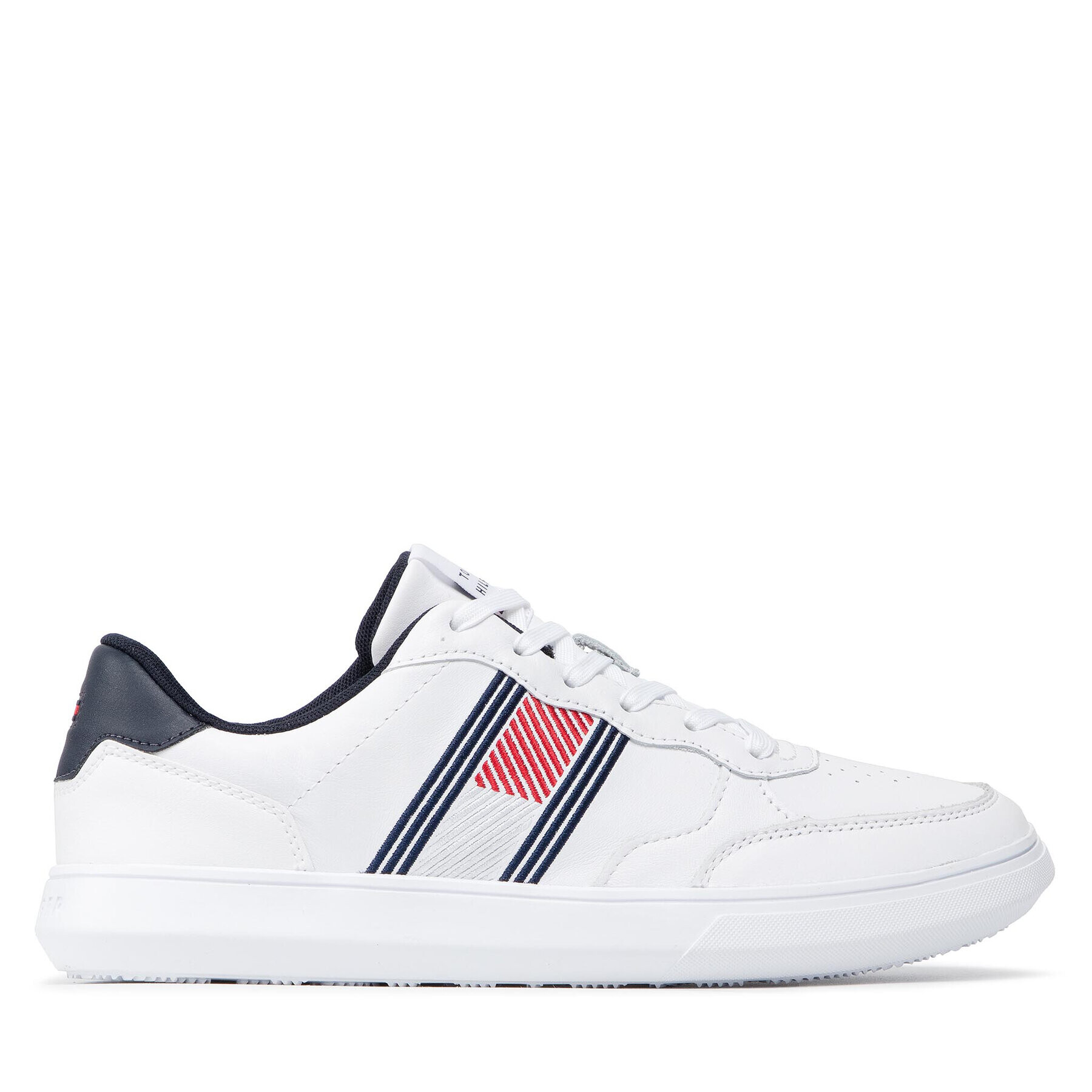 Tommy Hilfiger Сникърси Essential Leather Cupsole Evo FM0FM03904 Бял - Pepit.bg